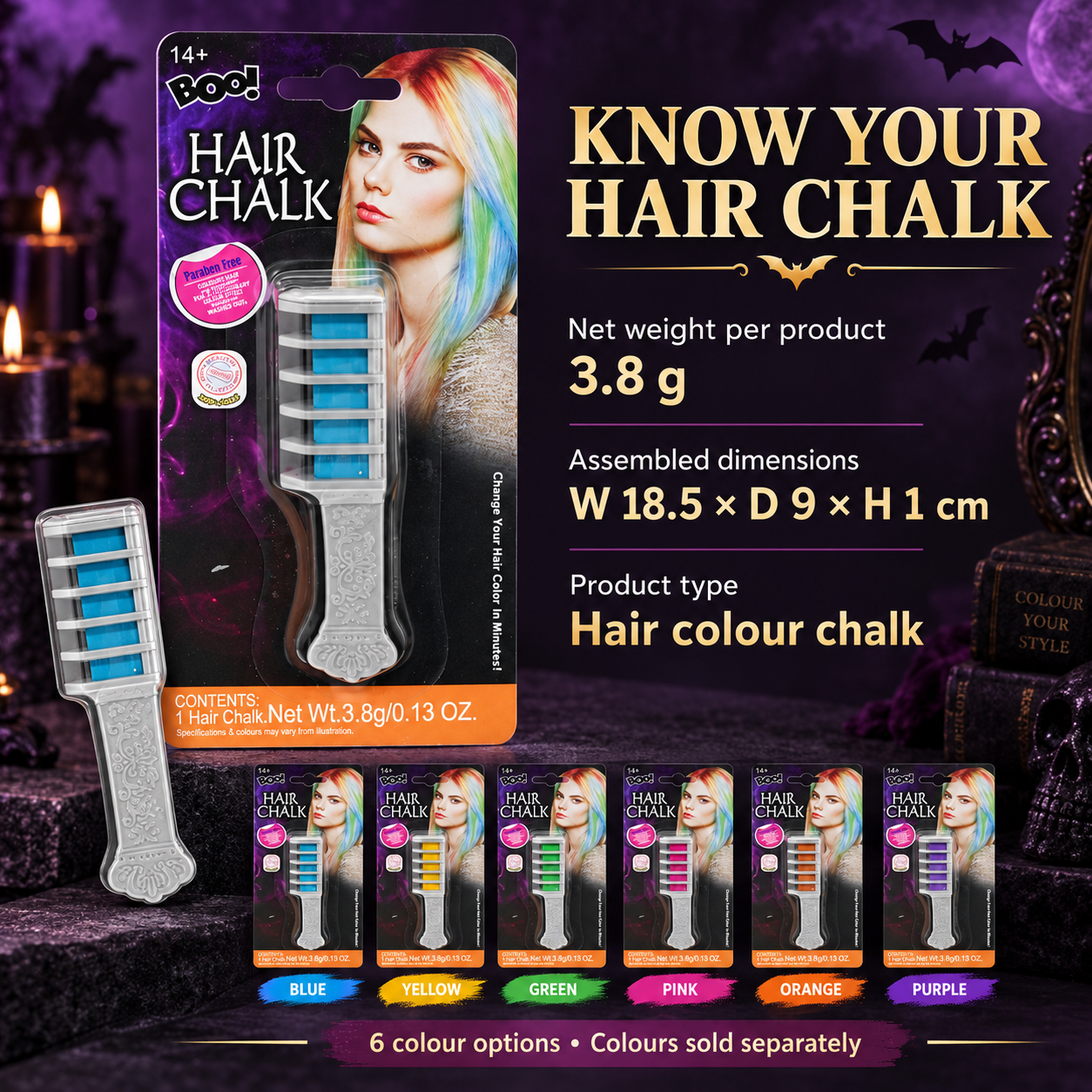 Hair Chalk Assorted