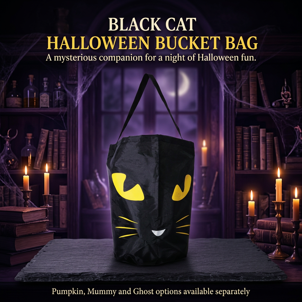 Halloween Bucket Bag 33cm Orange