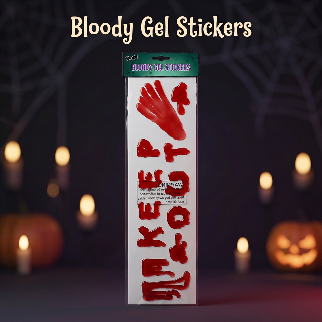 Bloody Gel Sticker Assorted