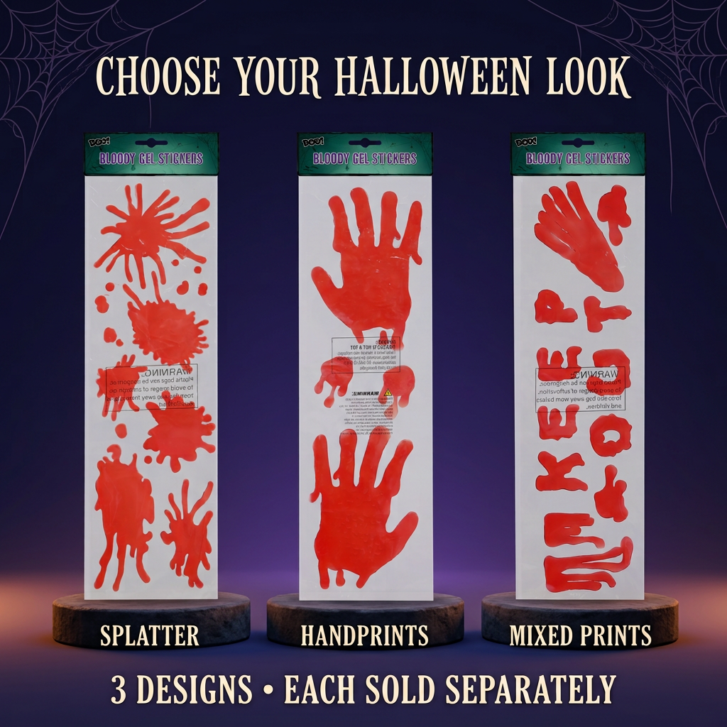 Bloody Gel Sticker Assorted