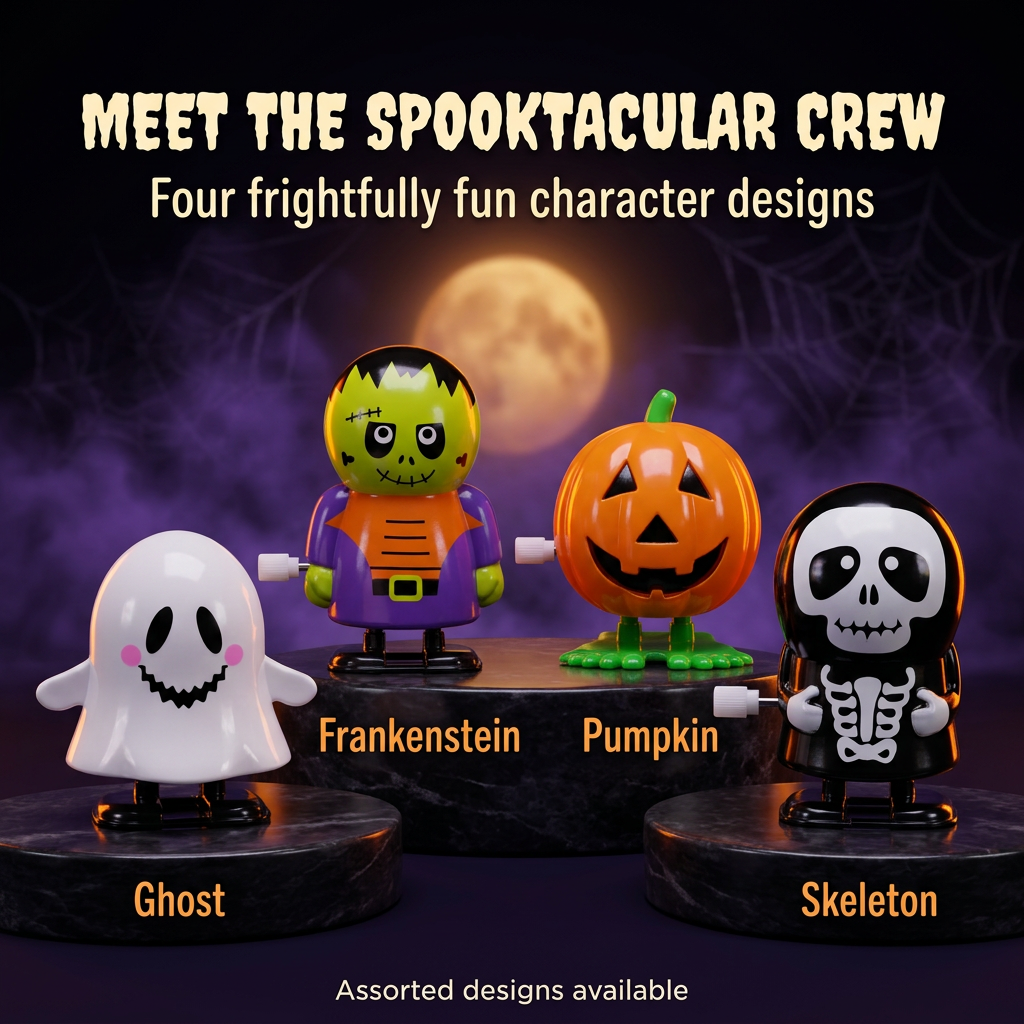 Spooky Squeeze Pop-Up Figurines Assorted