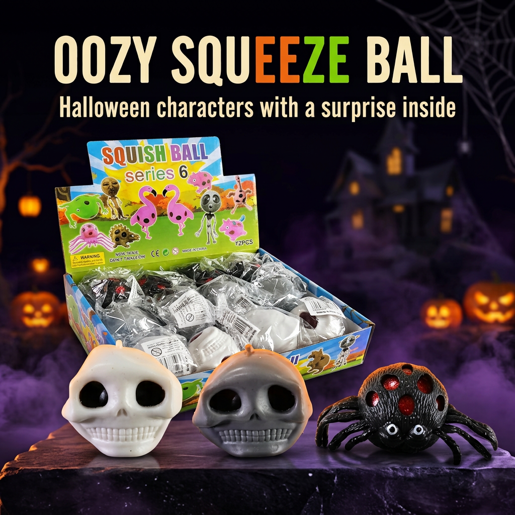 Oozy Squeeze Ball Assorted