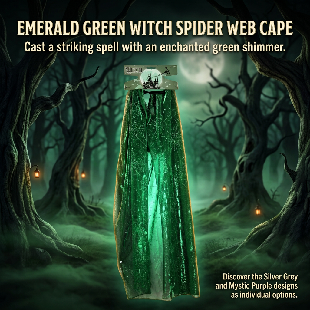 Witch Spider Web Cape Green