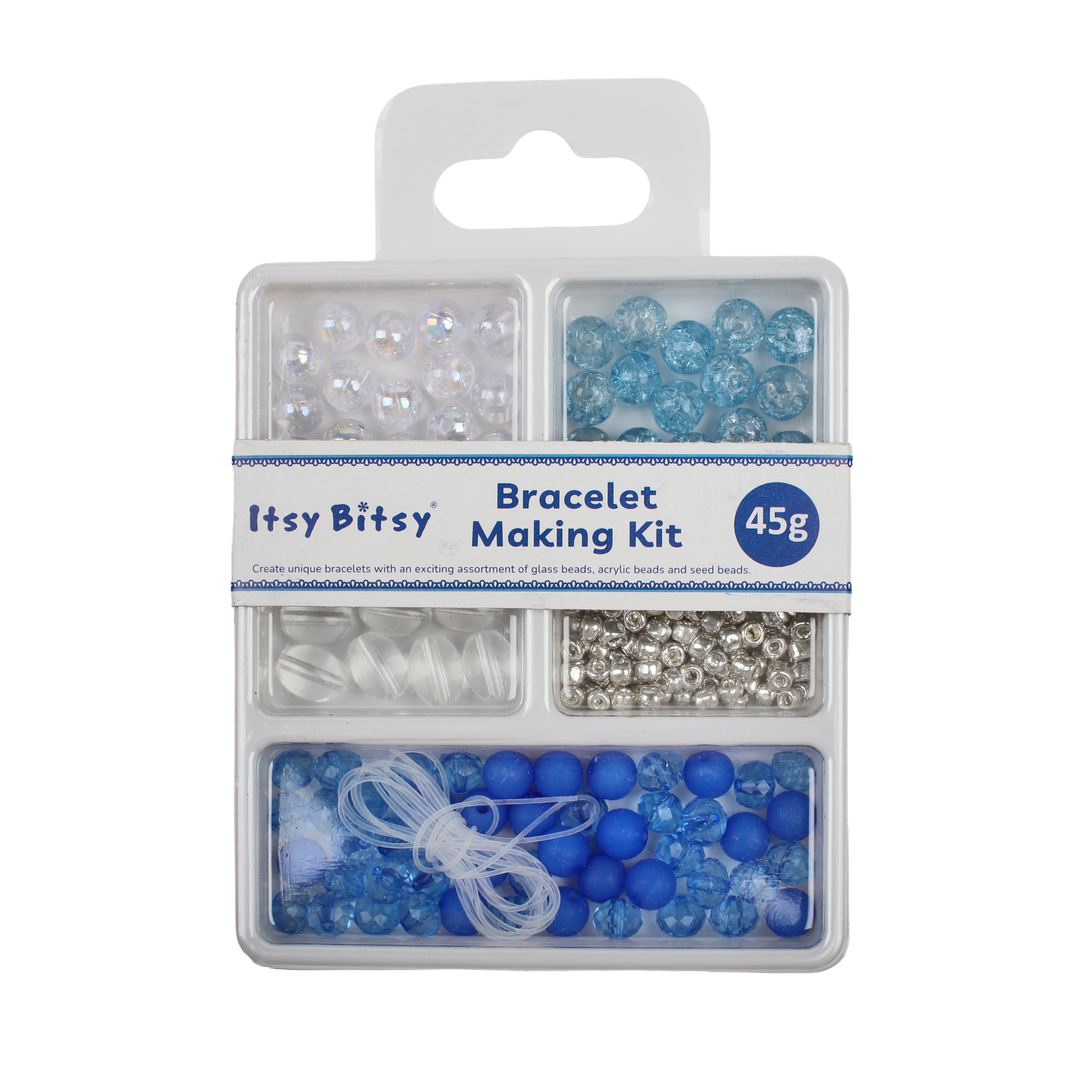My Bead Studio Bracelet Making Kit Ocean Breeze 5 Compartments Blister