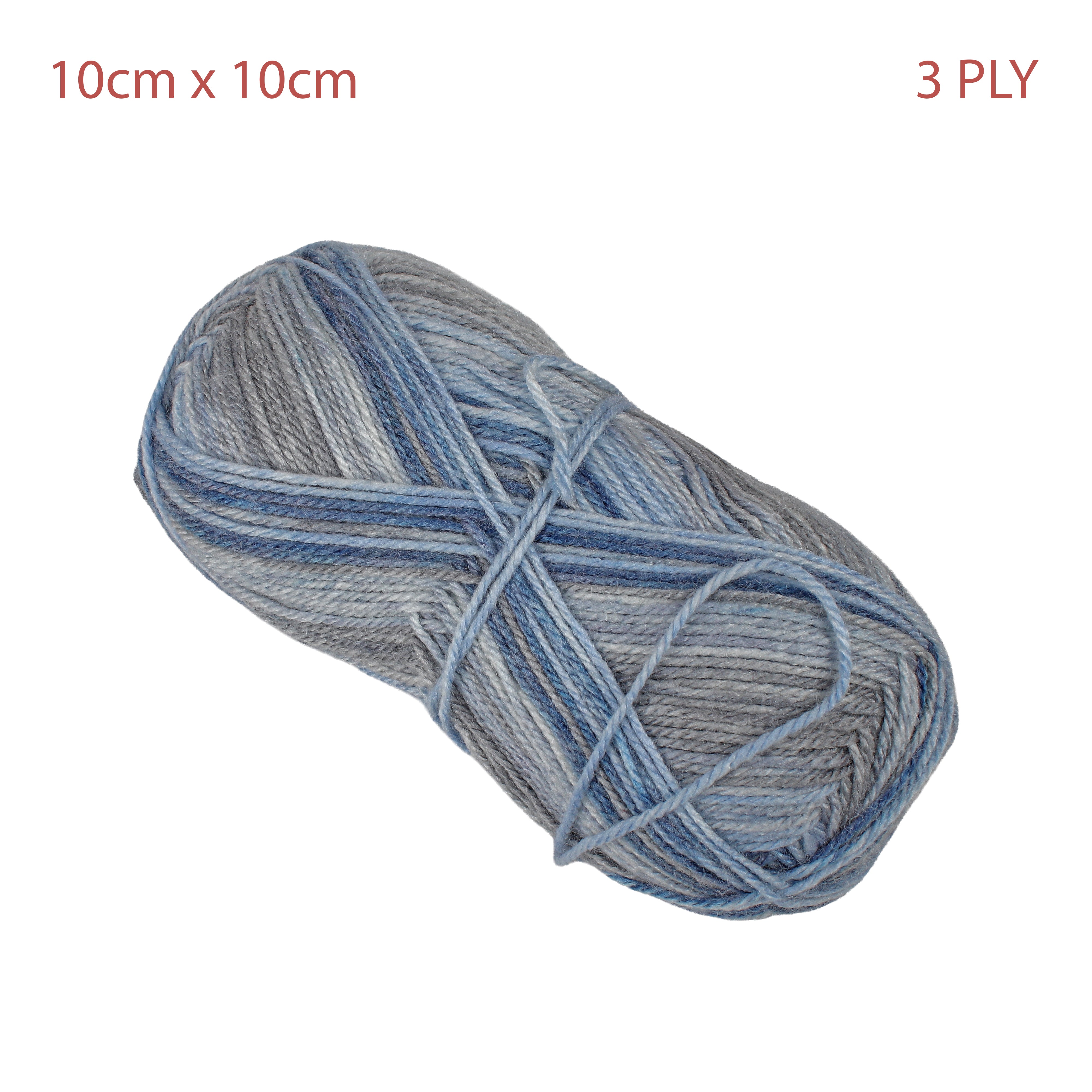 Soft Baby Knitting/Crochet Yarn Multi 100% Acrylic Midnight Sky 267m 100g