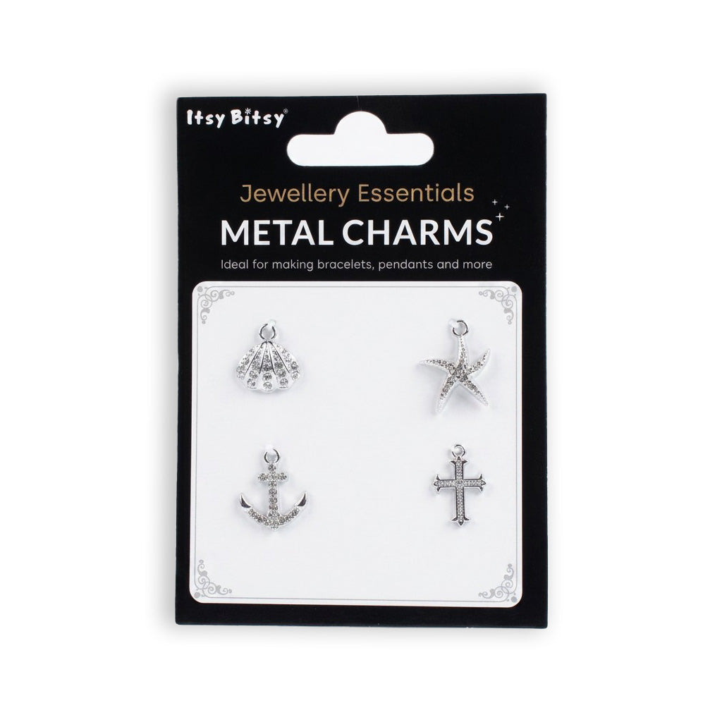 Metal Charms Anchor of Faith 4pc
