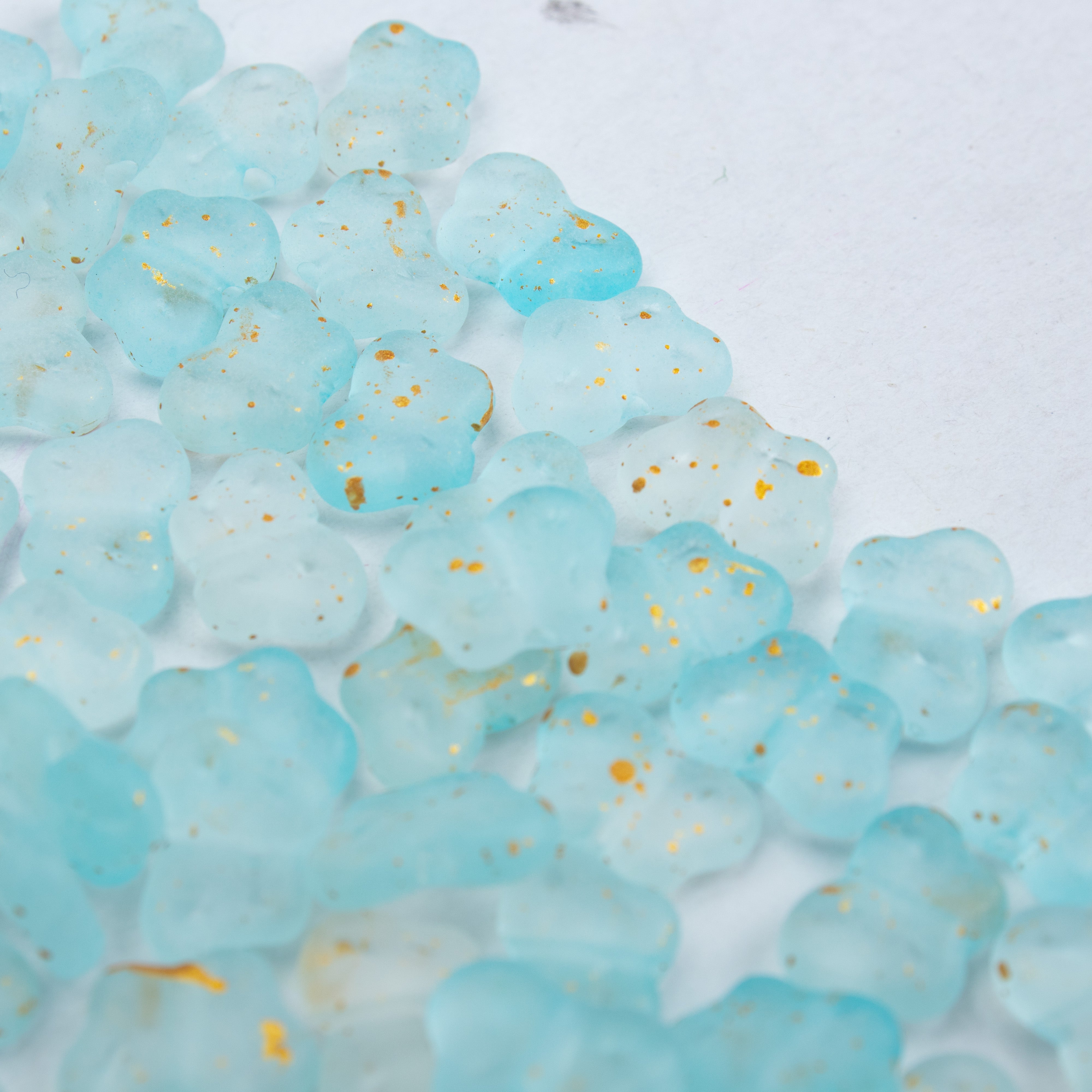 Acrylic Beads Butterfly Lake Blue 3mm 10gm PBHC IB