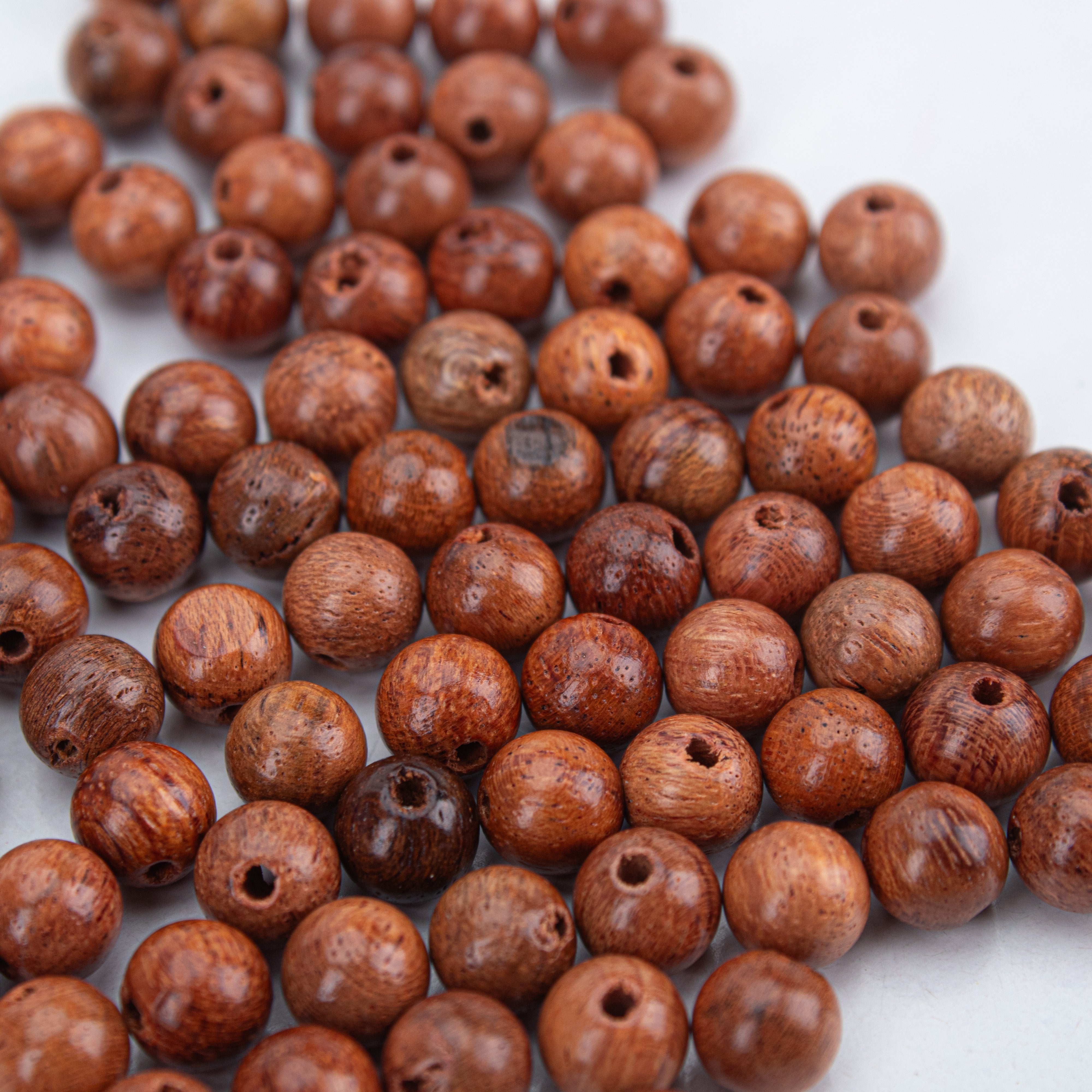 Rosewood Beads Caramel Brown 6mm 10gm PBHC IB