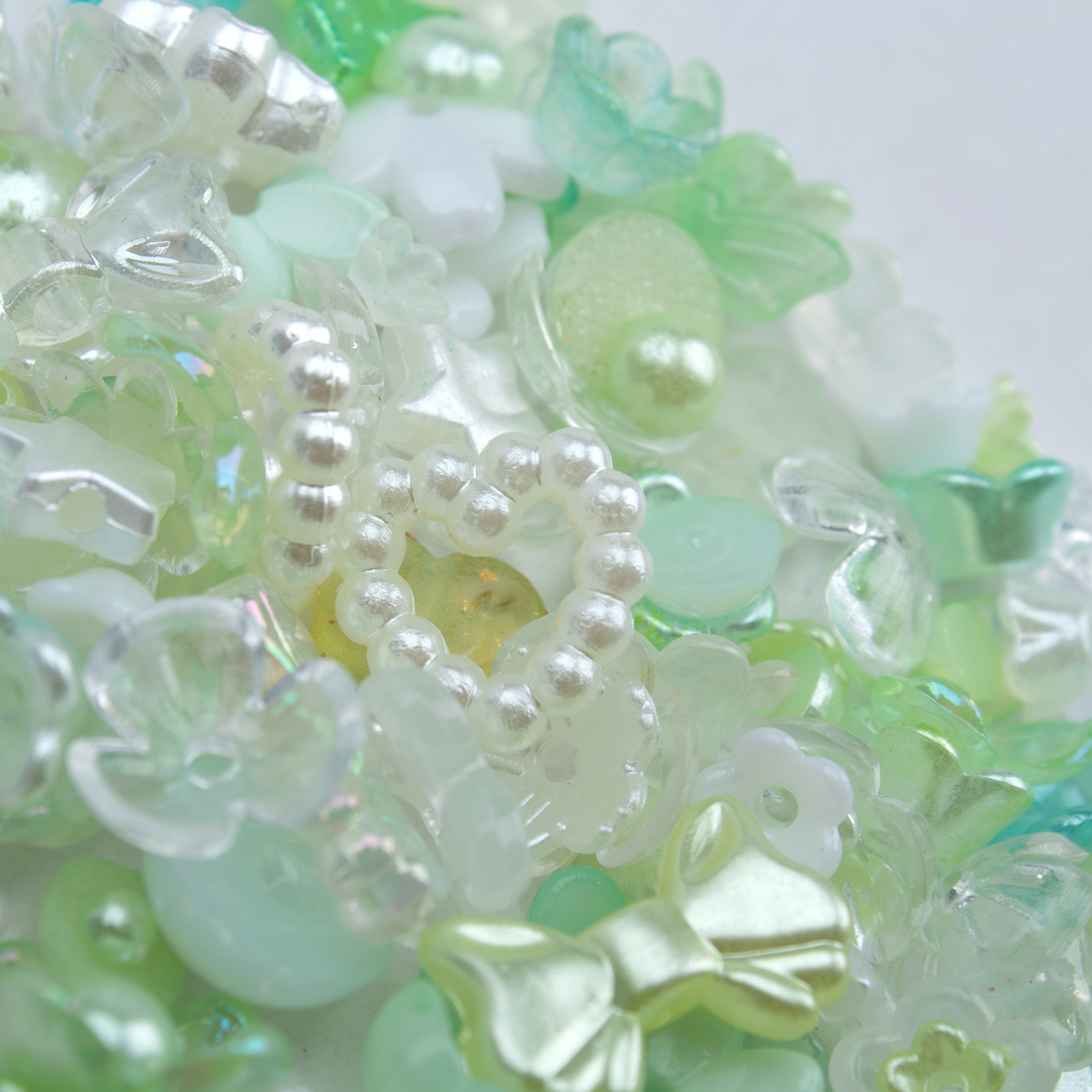 Beads Assorted Designs Green Melody 20gm PBHC IB