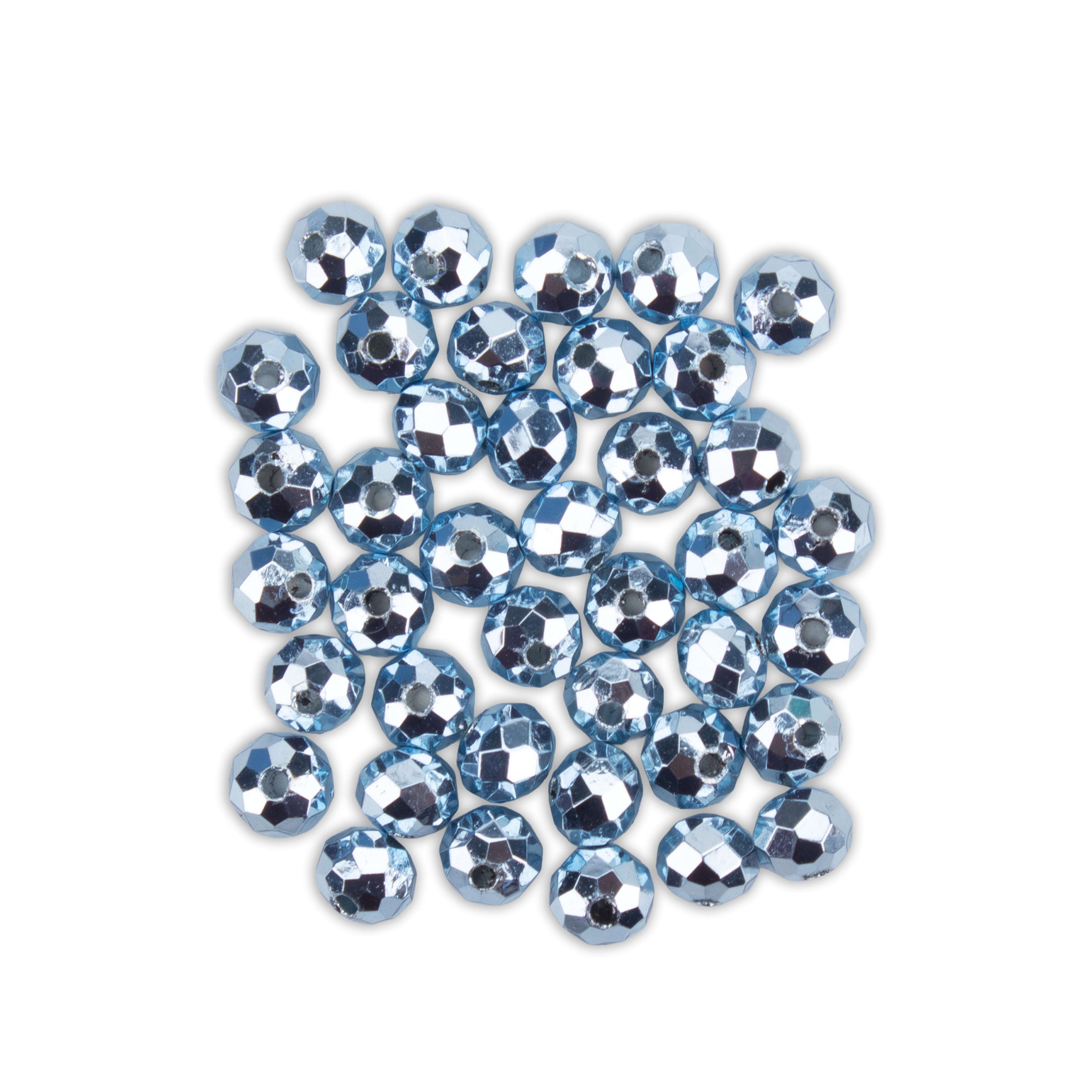 Metalized Crystal Aqua 4mm 40pcs PBHC IB