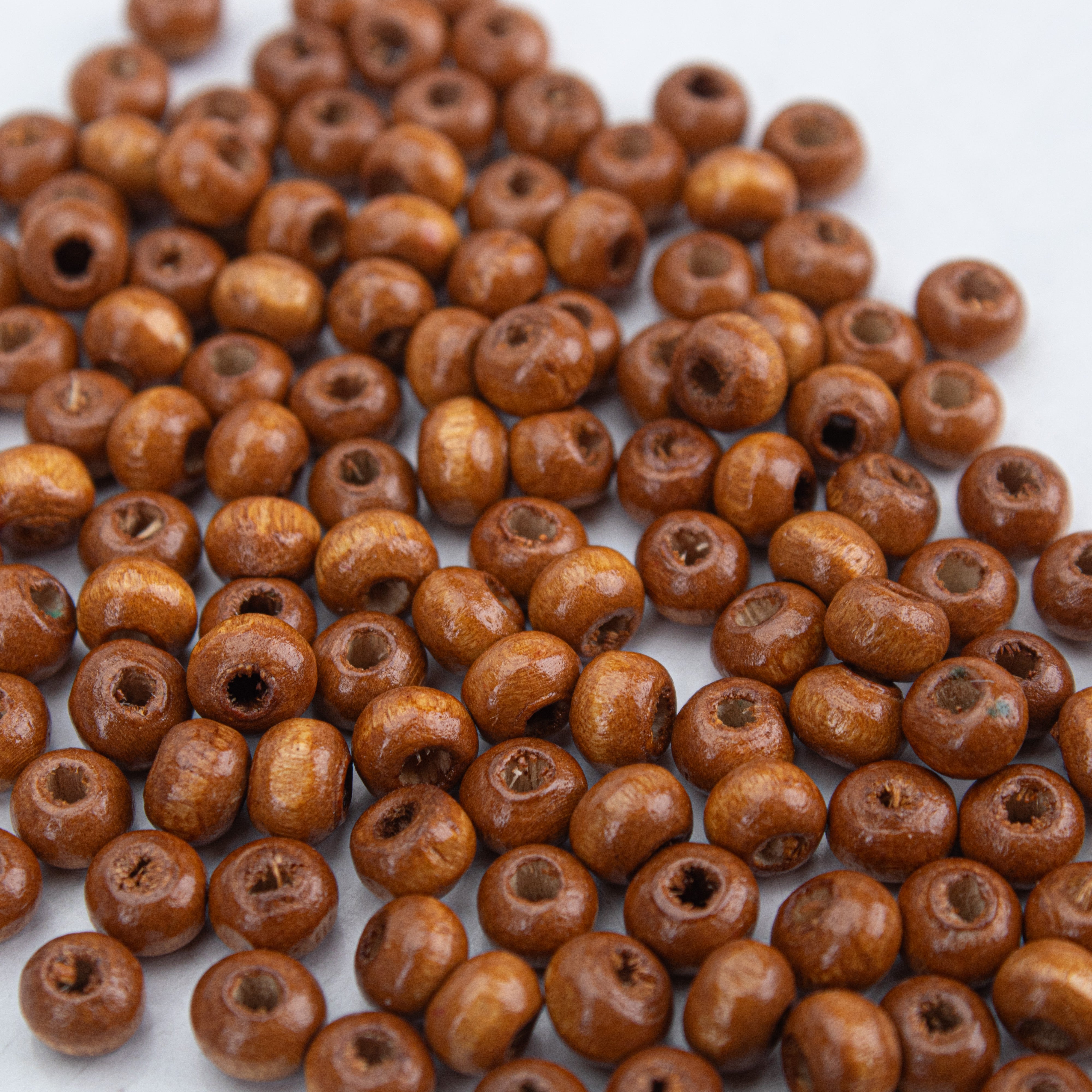 Wooden Beads 3 x 6mm 10gm PBHC IB