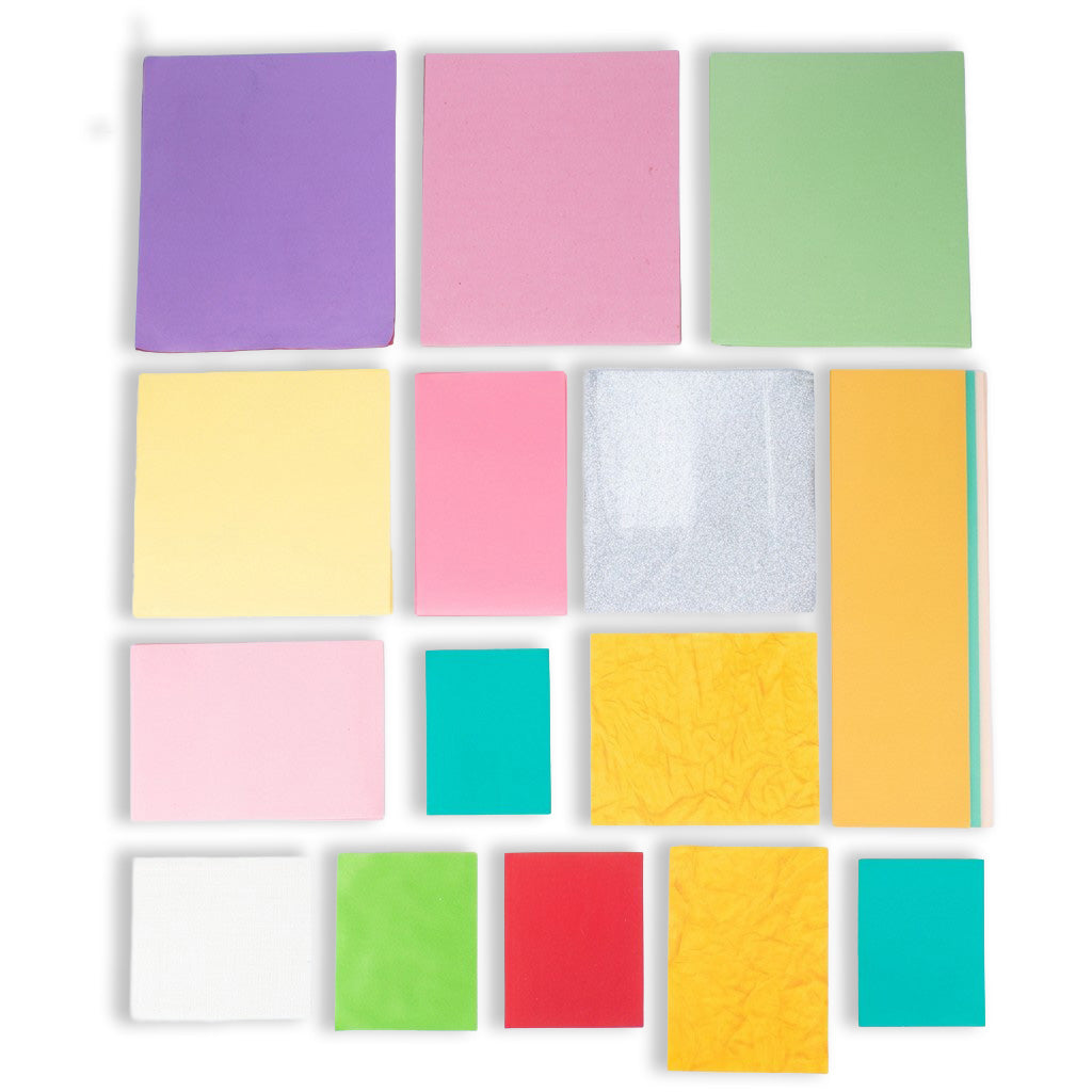 Value Pack Assorted Cut Sheets Foam Felt Jute & Paper  1KG