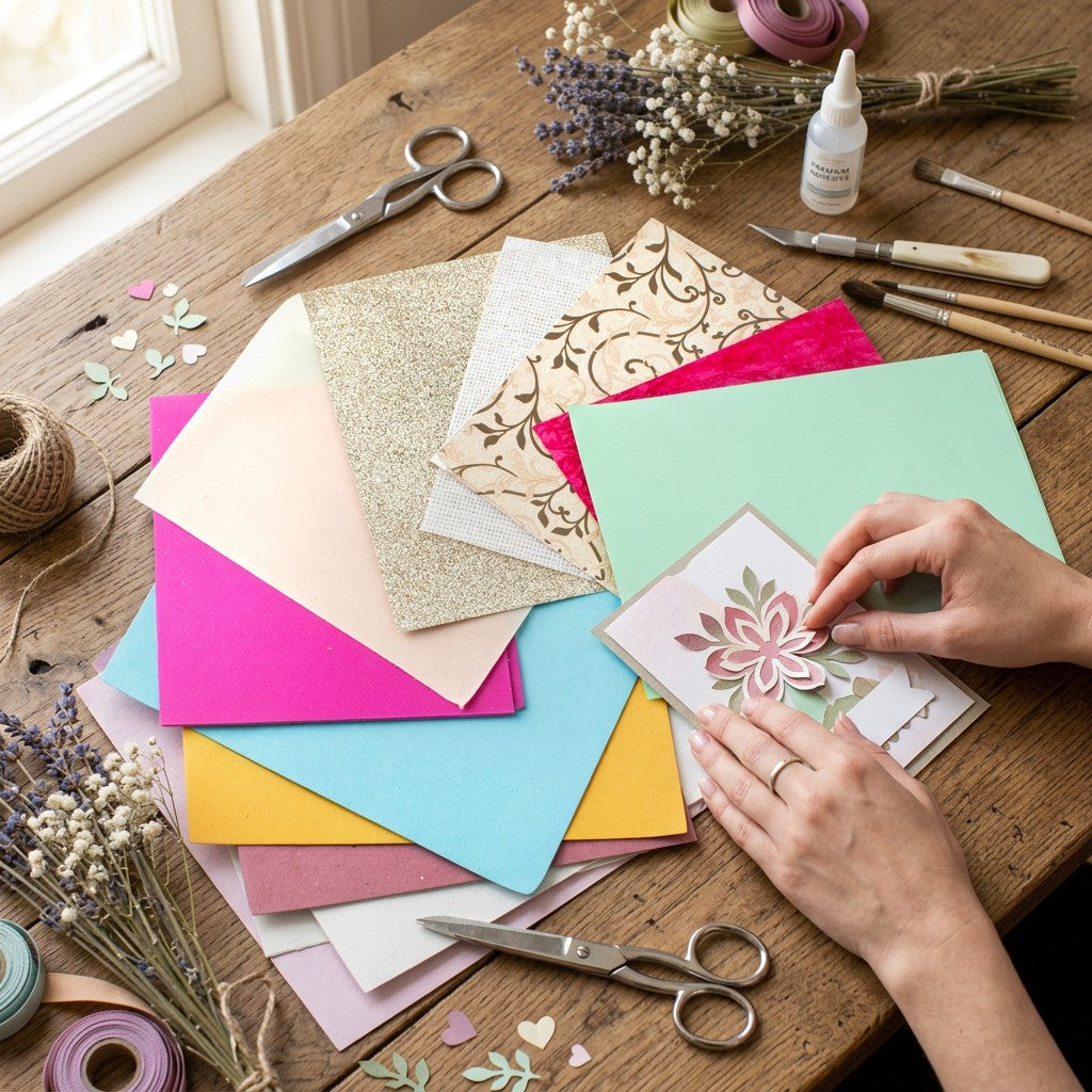 Value Pack Assorted Cut Sheets Foam Felt Jute & Paper  500G