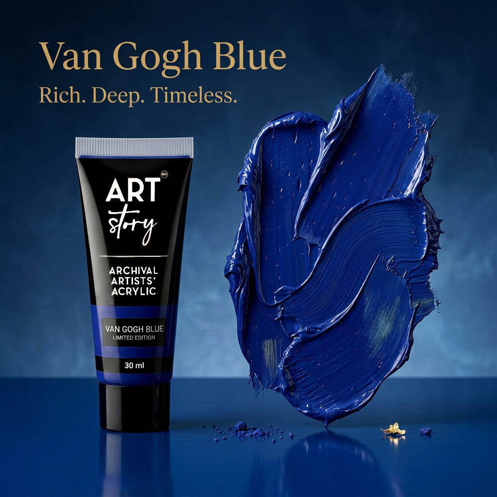 Artists Acrylic Colour Van Gogh Blue 30ml Tube IB