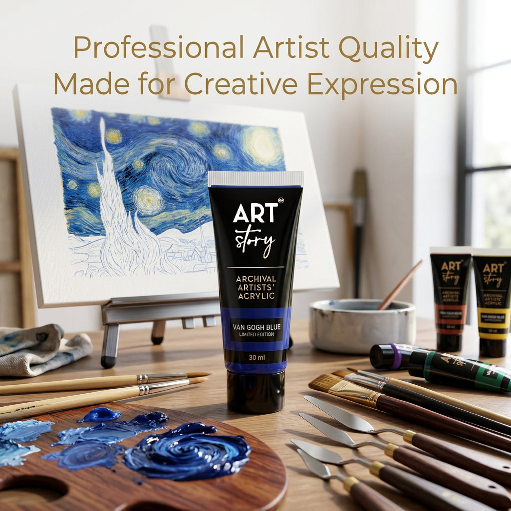 Artists Acrylic Colour Van Gogh Blue 30ml Tube IB