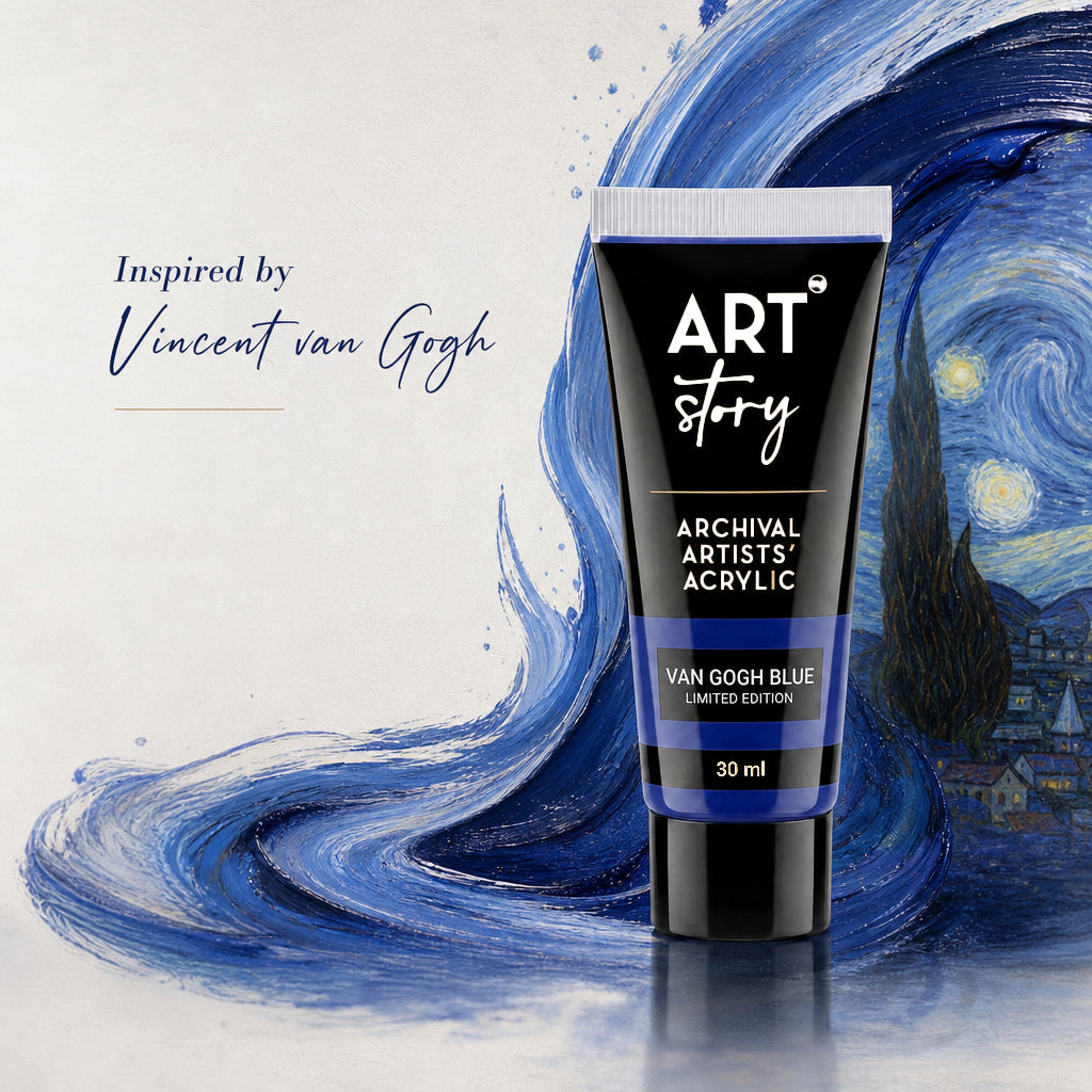 Artists Acrylic Colour Van Gogh Blue 30ml Tube IB
