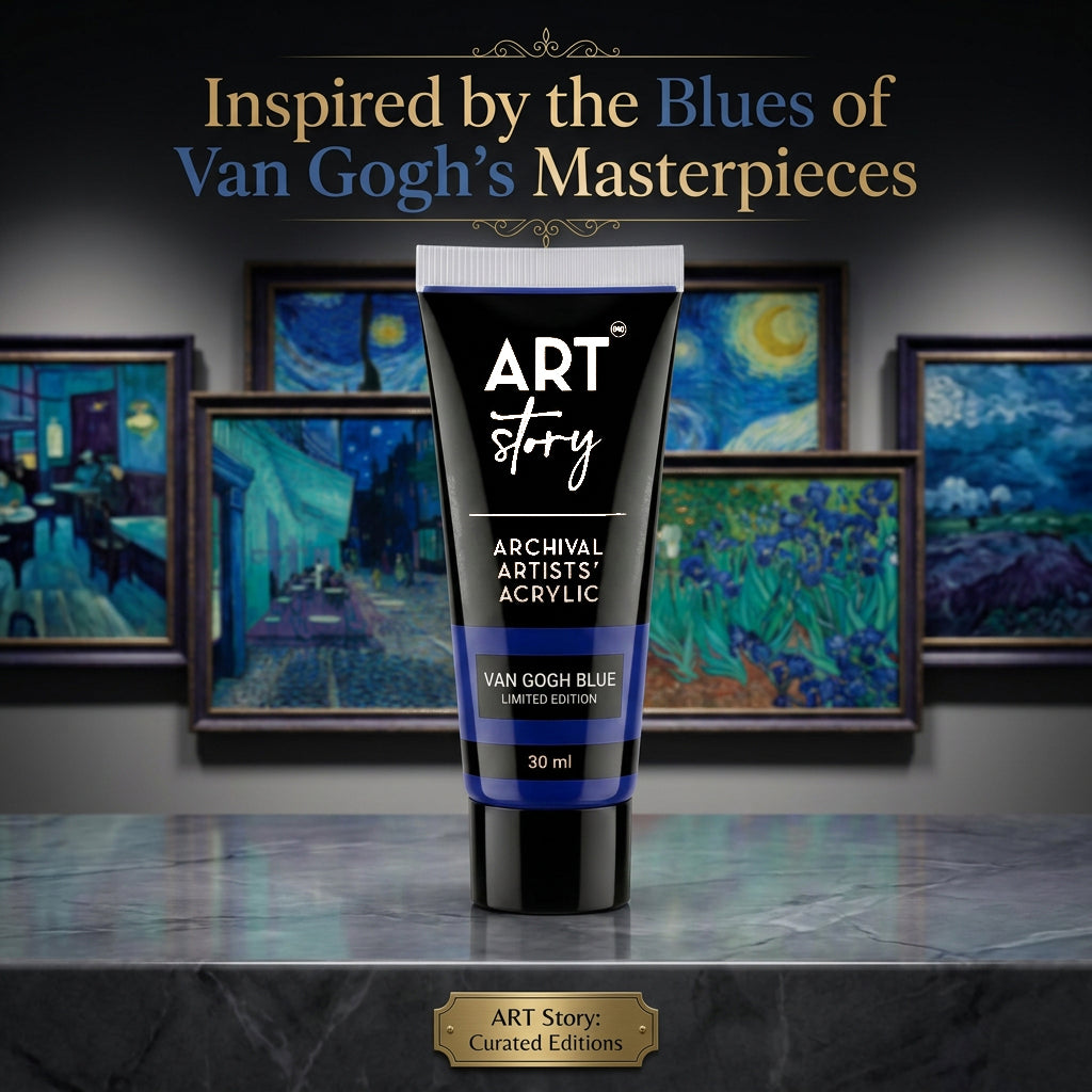 Artists Acrylic Colour Van Gogh Blue 30ml Tube IB
