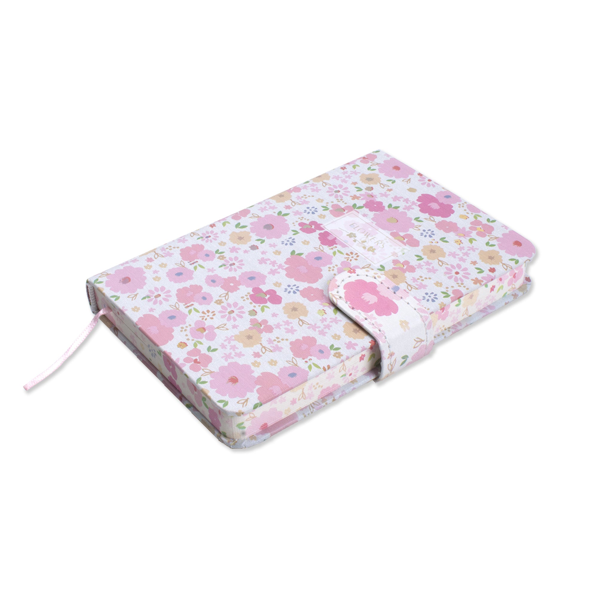 Softbound Ruled Notebook with Magnetic Closure Starry Blossom Bright A5 160Pages 1Book