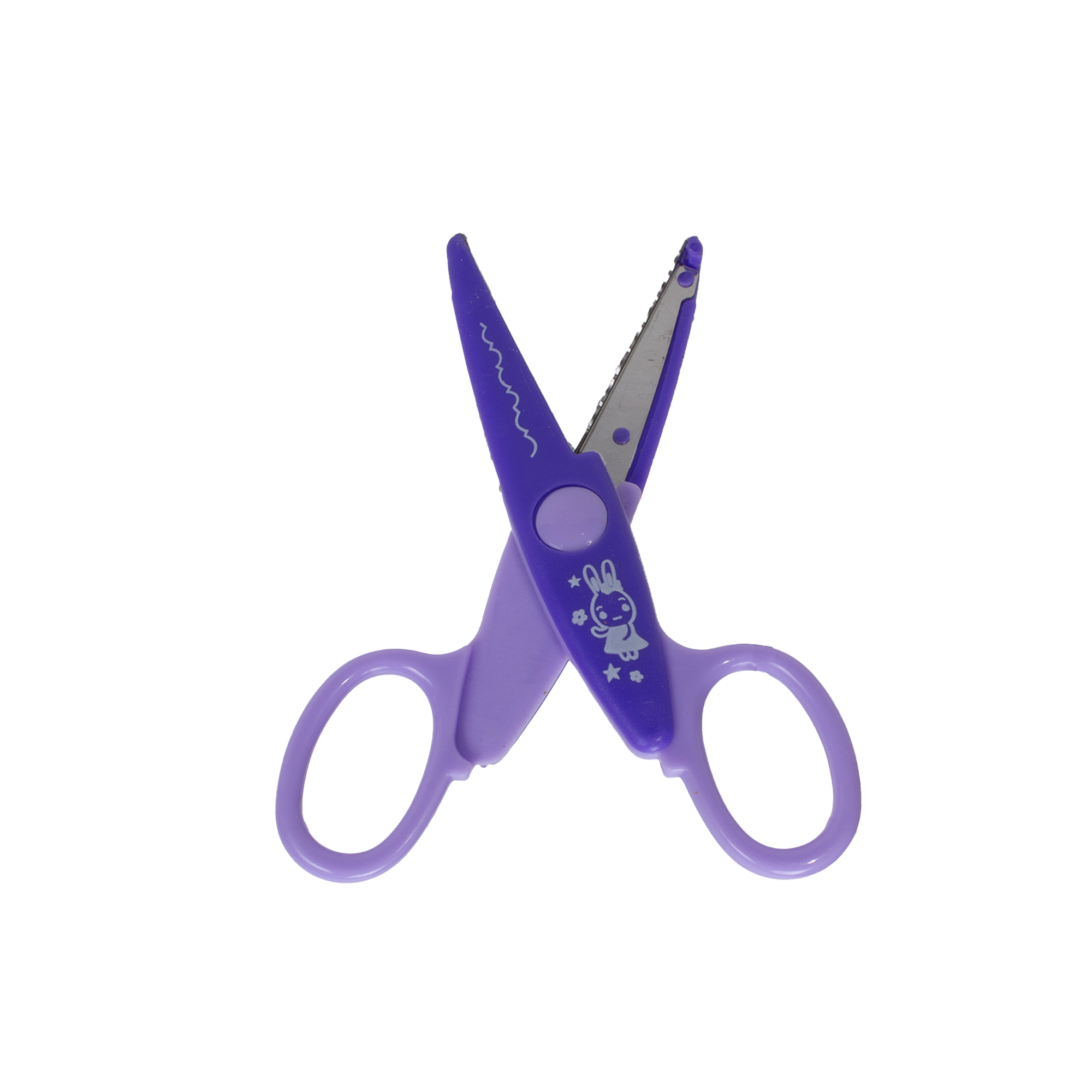 Kids Scissors Ornate Curve Design Cutting 1pcs (Assorted)