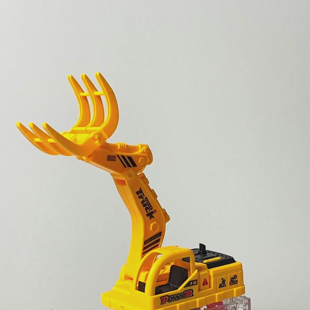 Friction Powered Construction Truck Crane and Excavator | Assorted Designs 1pc