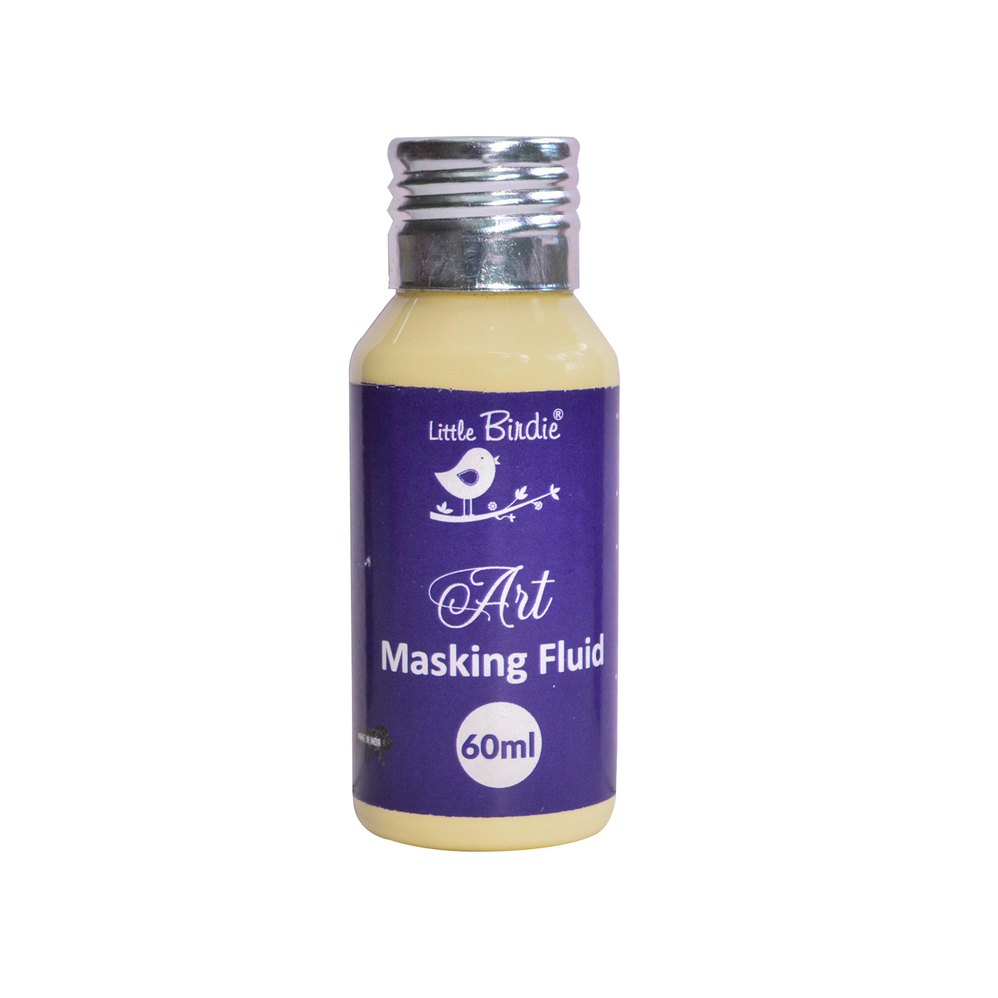 thumbnail interactive-video image 1 of Frisk Artists' Blue Masking Fluid – 60ml – Preserve White Areas In Your Watercolor Paintings 1 of 2