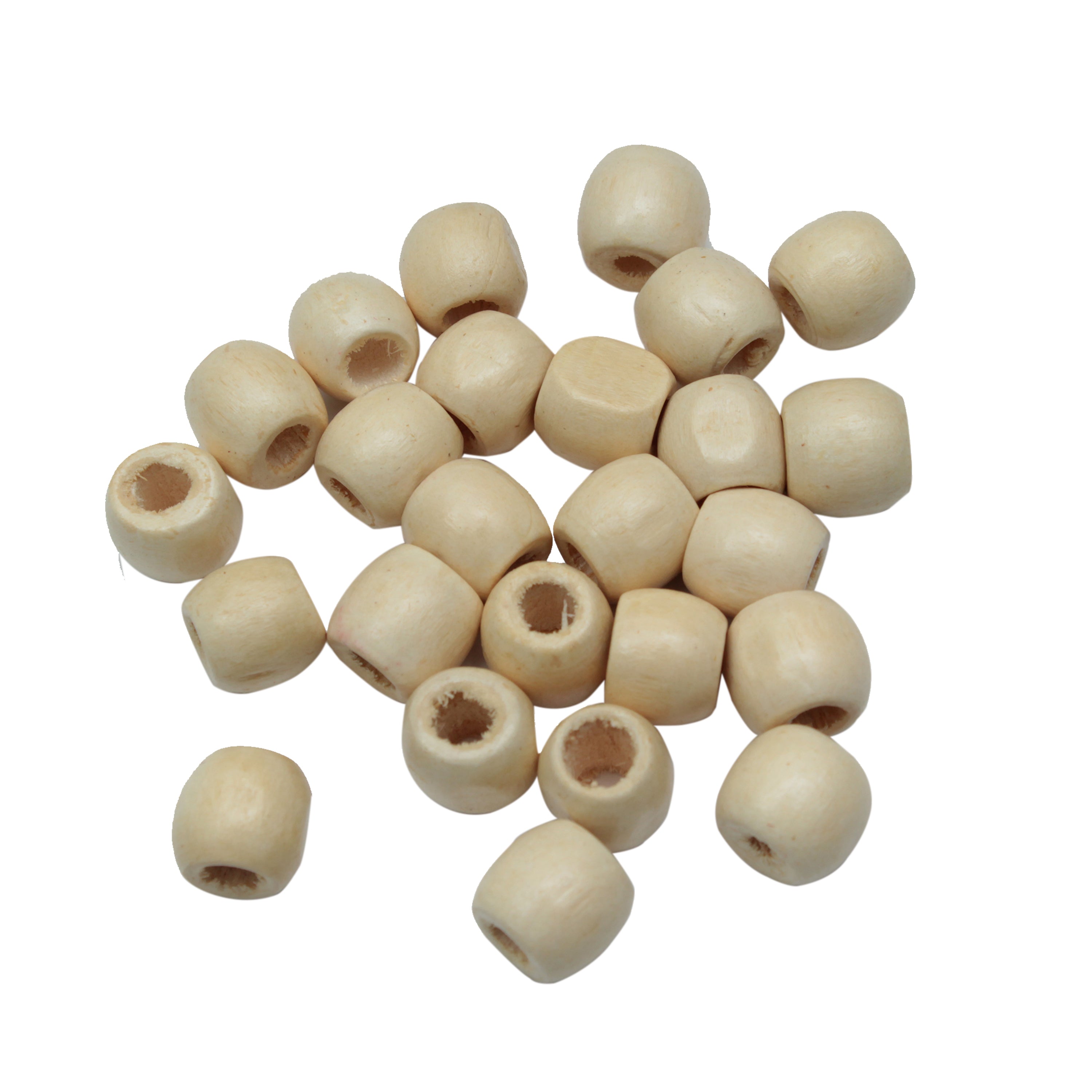 Wooden Beads 12Mm Oval Polished 25Pcs