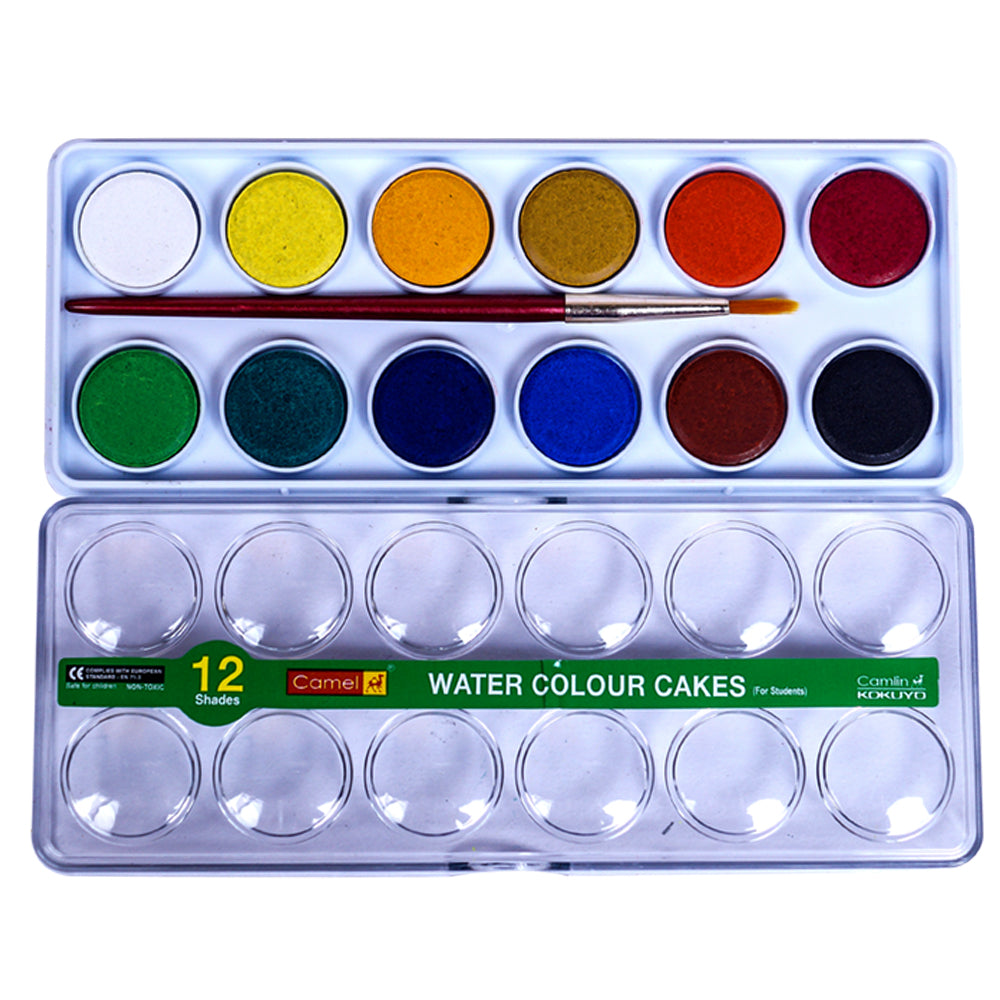 Flipkart.com | Camlin STUDENT PAINTING KIT WITH STUDENTS WATERCOLOR CAKES  24 SHADES COMBO SET FOR STUDENTS - ART SET