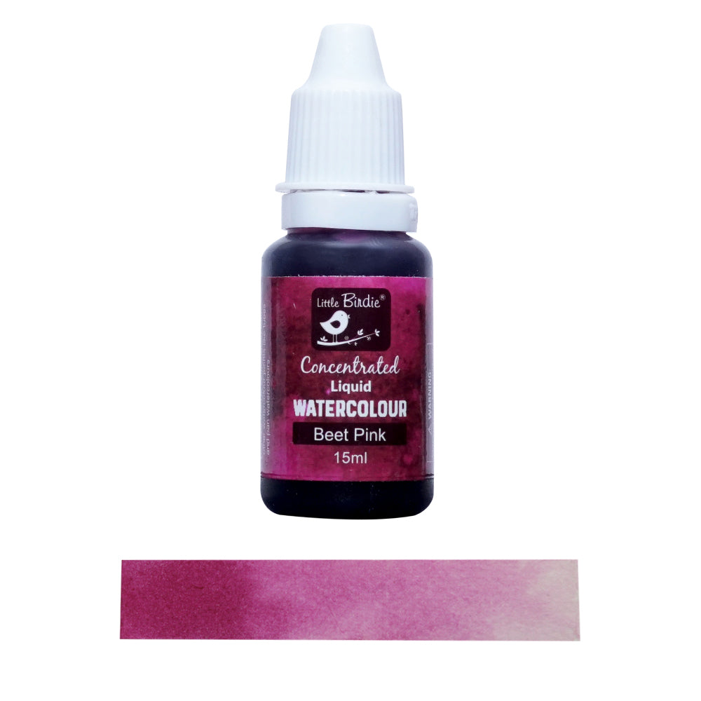 Concentrated Liquid Watercolour Ink Beet Pink 15Ml