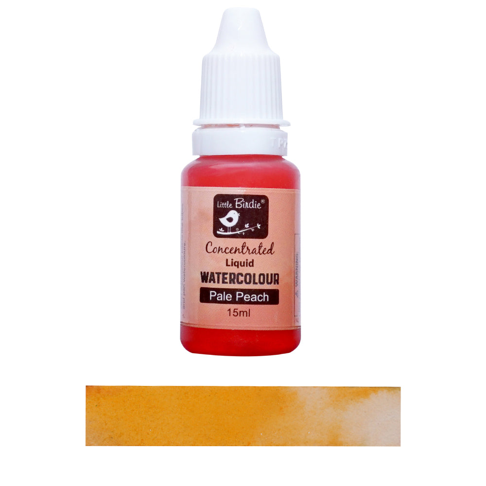 Concentrated Liquid Watercolour Ink Pale Peach 15Ml