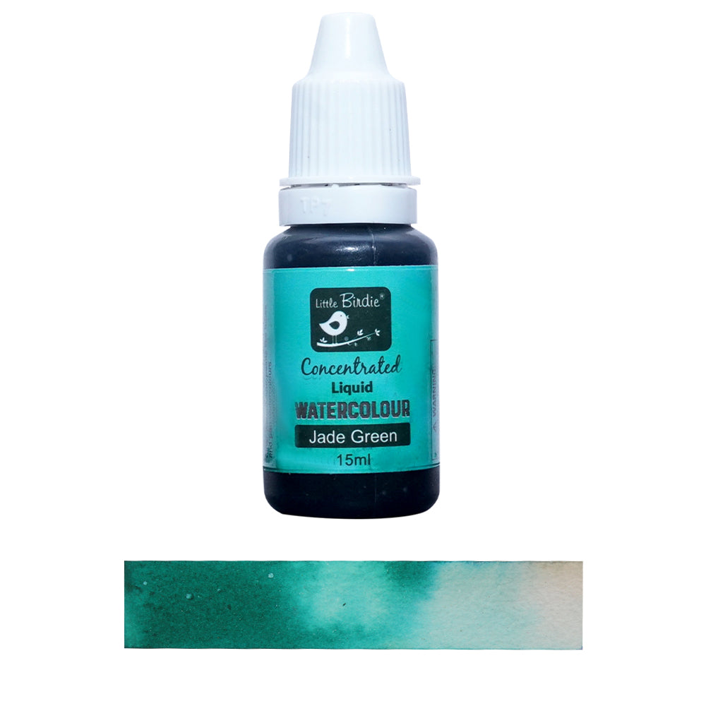 Concentrated Liquid Watercolour Ink Jade Green 15M;