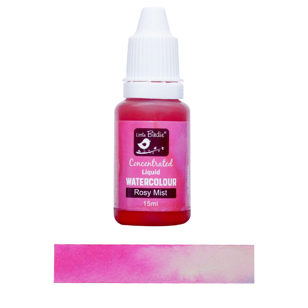 Concentrated Liquid Watercolour Ink Rosy Mist 15Ml