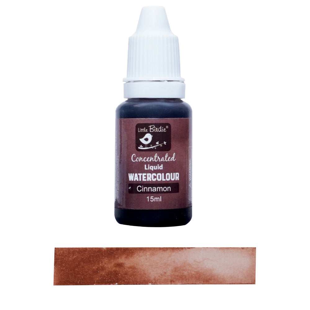 Concentrated Liquid Watercolour Ink Cinnamon 15Ml