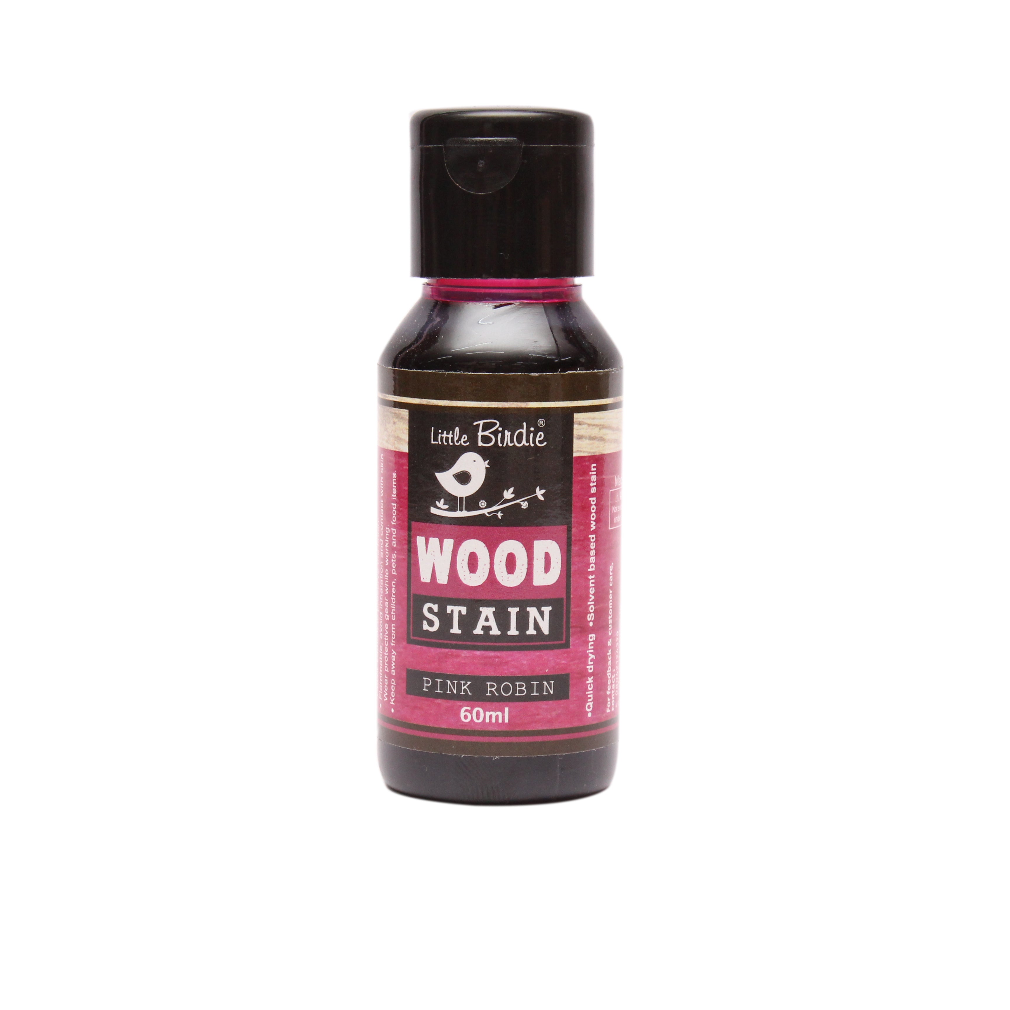 Wood Stain Pink Robin 60Ml Bottle