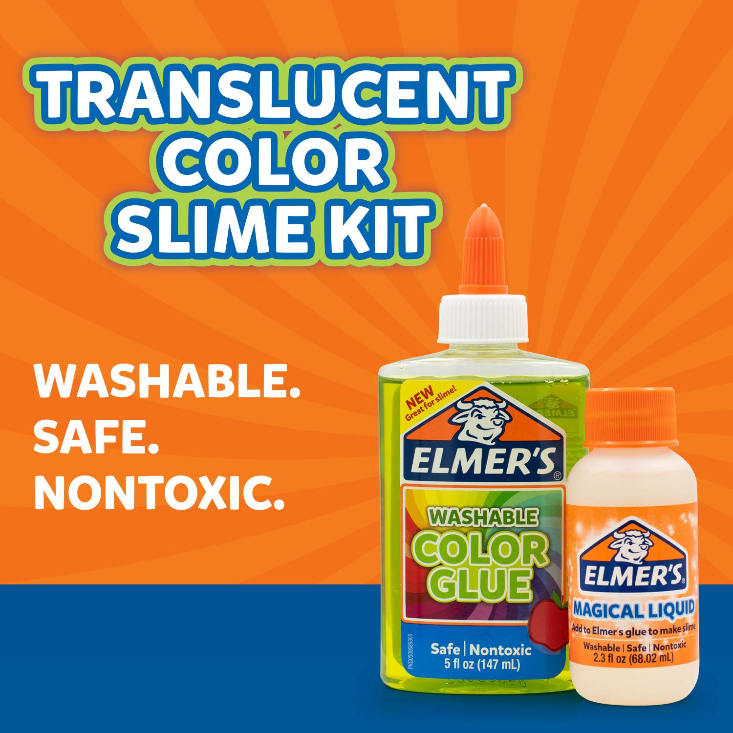 Elmer's Translucent Green Slime Kit