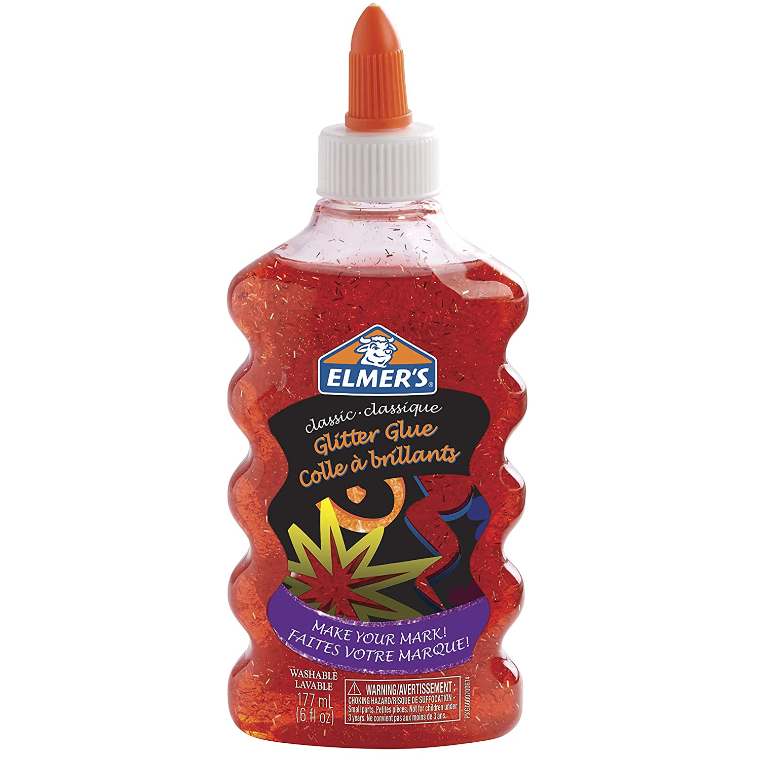 Elmer's Glitter Glue Red - 177ml