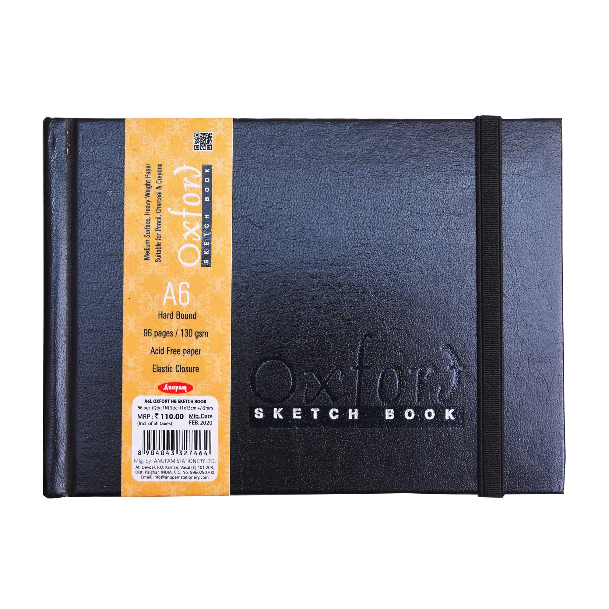 Sketch Drawing Book Hard Bound A6 140Gsm 96Pages An