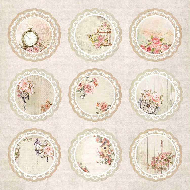 Paper Pack 6In X 6In 12Desx2 Shabby Chic 24Sheet Lb
