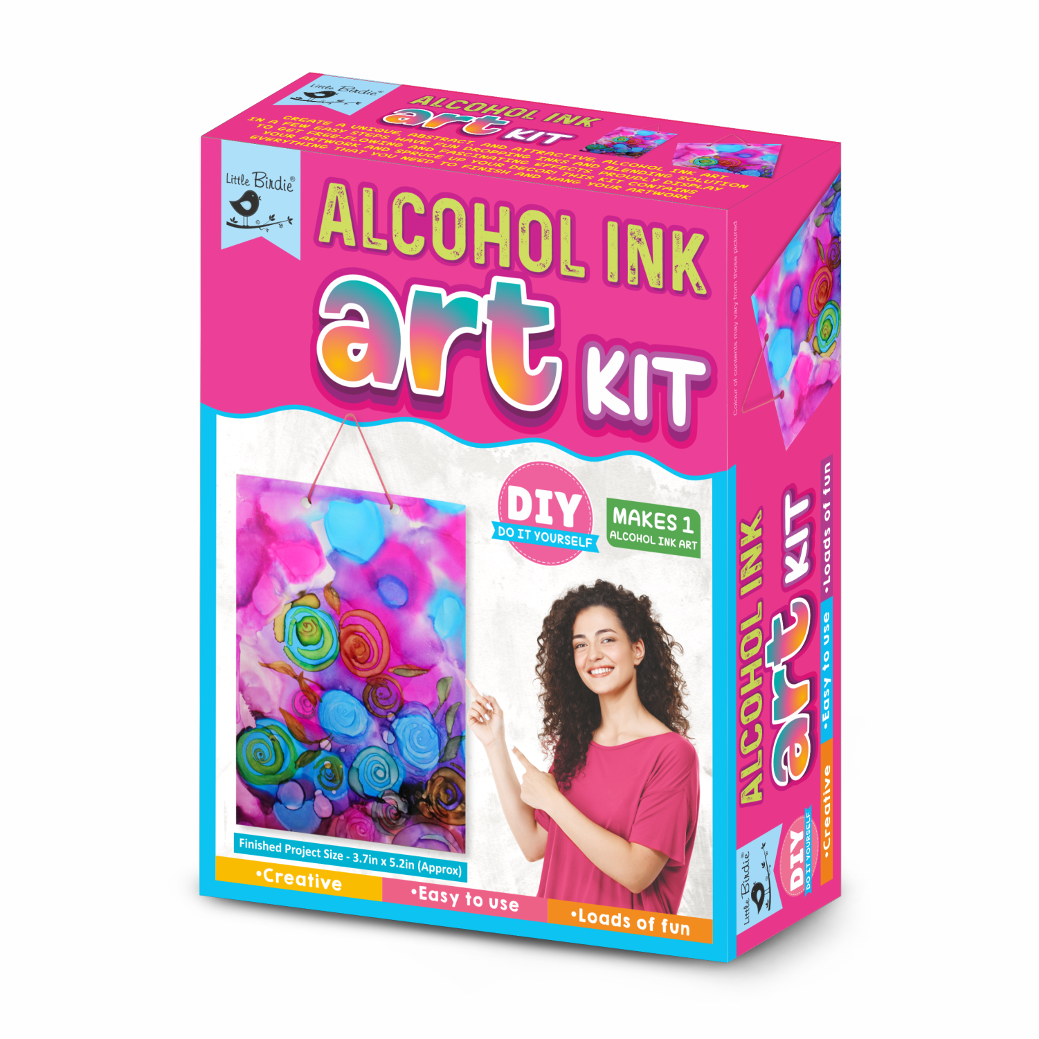 Diy Alcohol Ink Art Kit 1 Box Lb