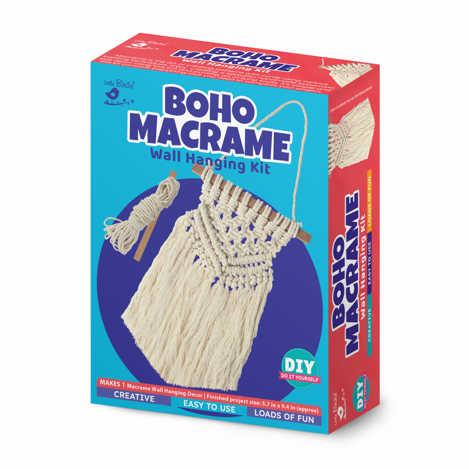 Diy Boho Macrame Wall Hanging Kit 1It Box Lb