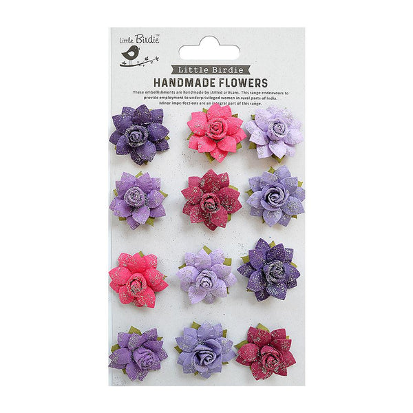 Craft Embellishments: Floral Birds - 12pc Craft Embellishments: Floral Birds - 12pc