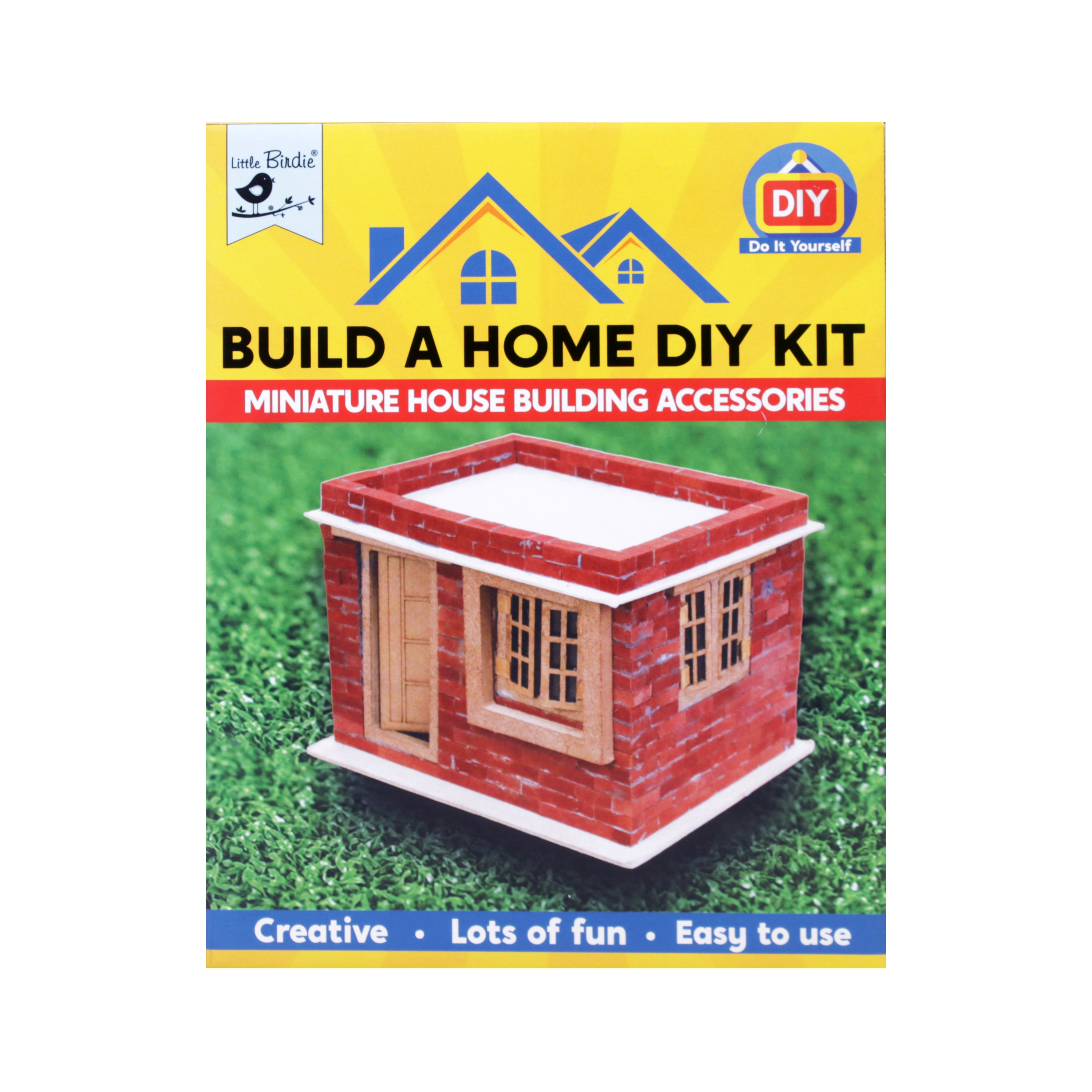 DIY Build a Home Kit | Miniature House All in One Craft Box