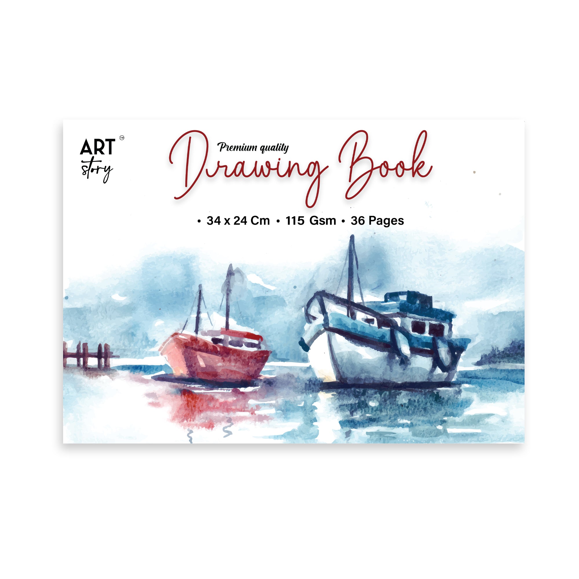 Drawing Book Premium Quality 34 X 24Cm 115Gsm 36Pages