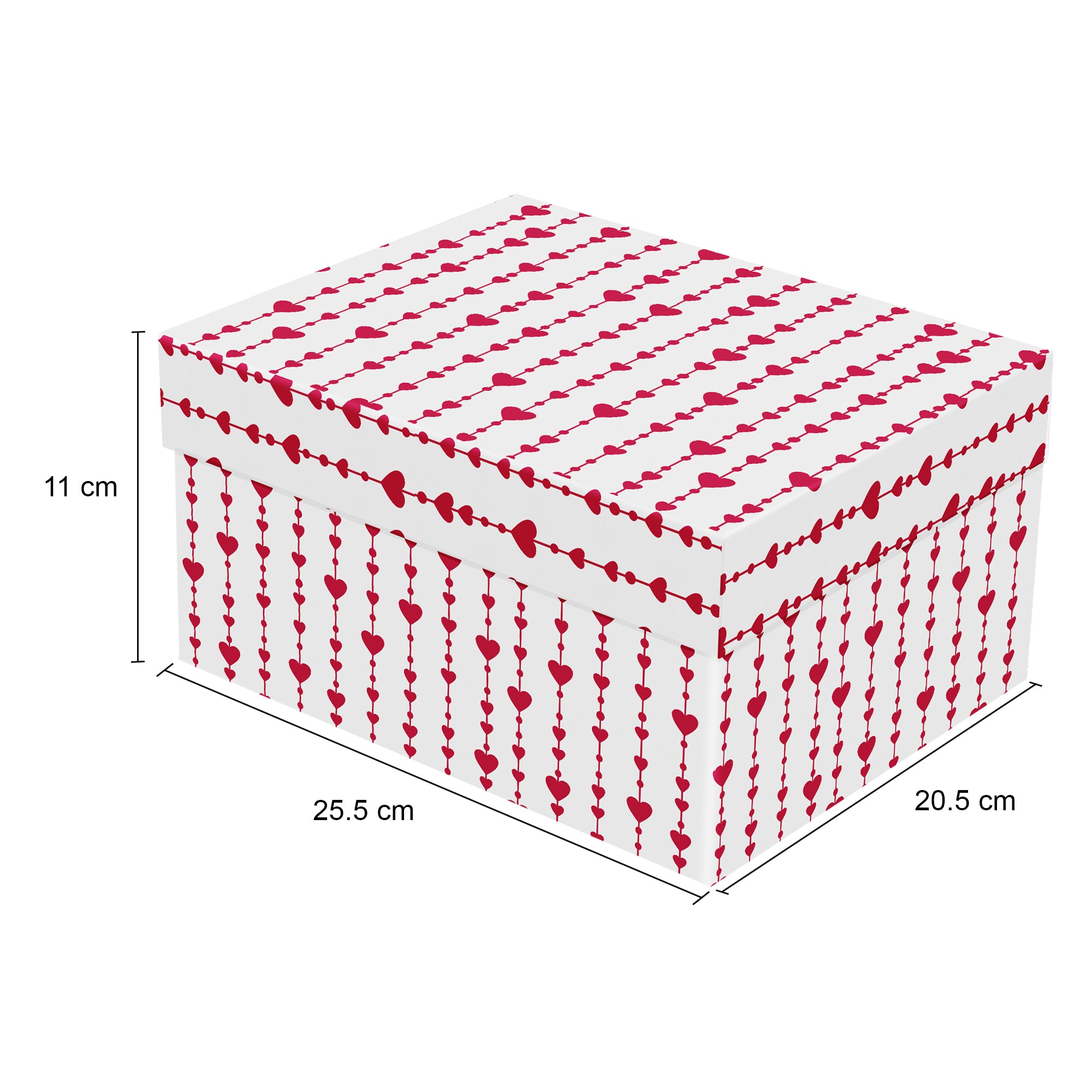 Gift Box Love Unlimited L25.5 X W20.5 X D11(cm)  1pc