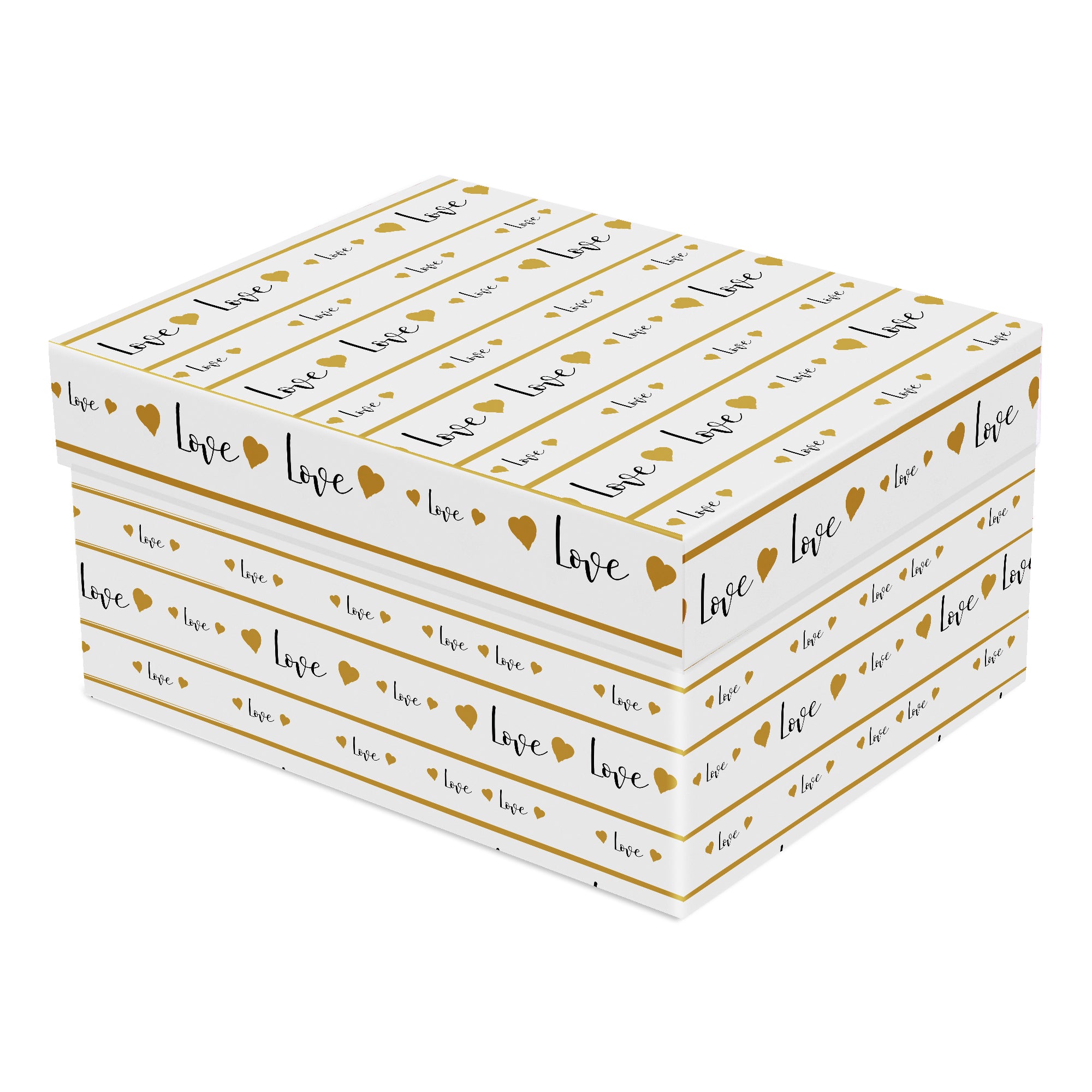 Gift Box Warm Love L21 X W15.5 X D10.5(cm)  1pc