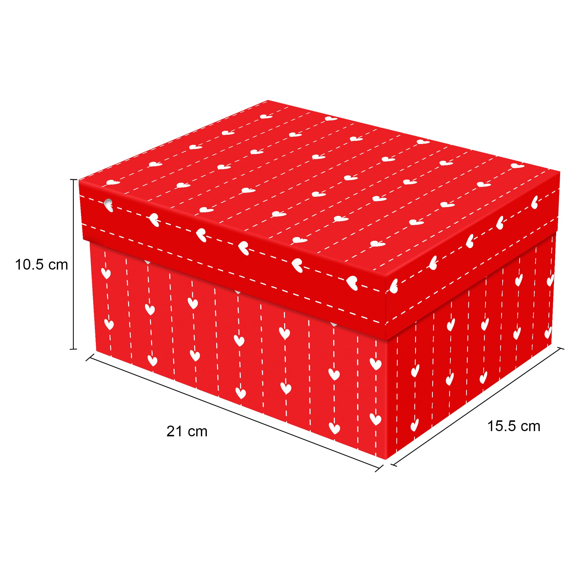 Gift Box Always Love L21 X W15.5 X D10.5(cm)  1pc