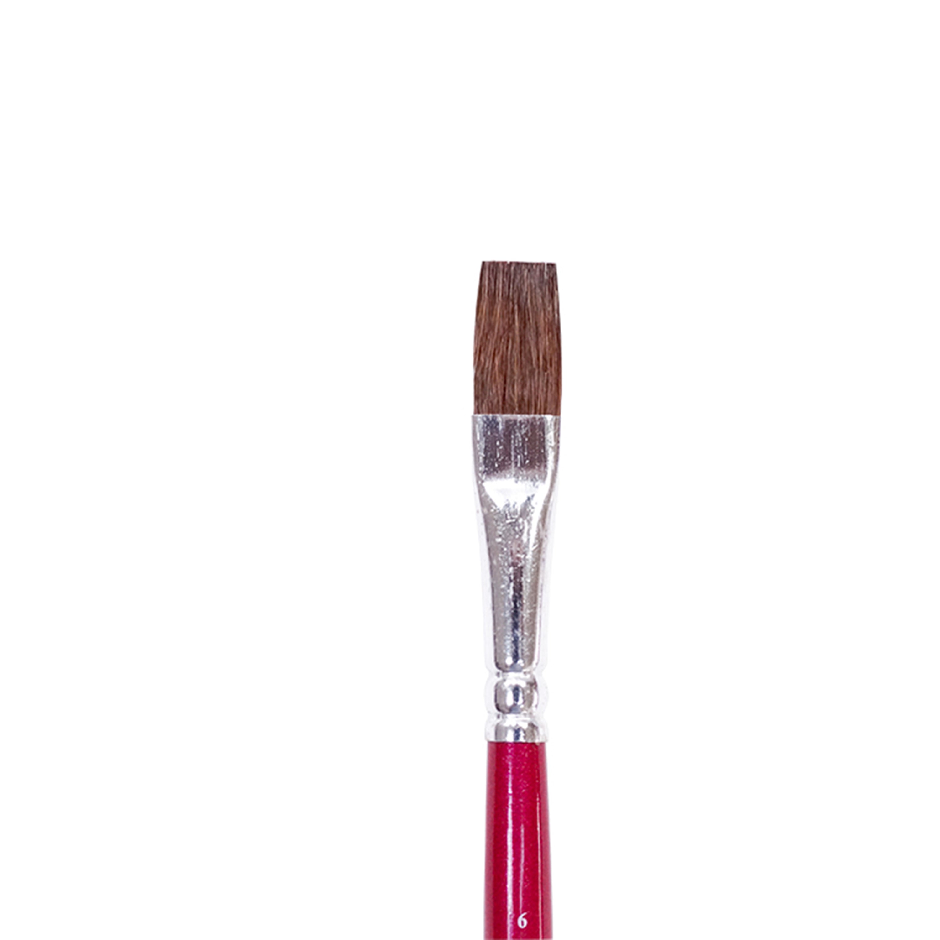 Faber Castell Paint Brush - Pony Hair Flat Size 6, 1pc