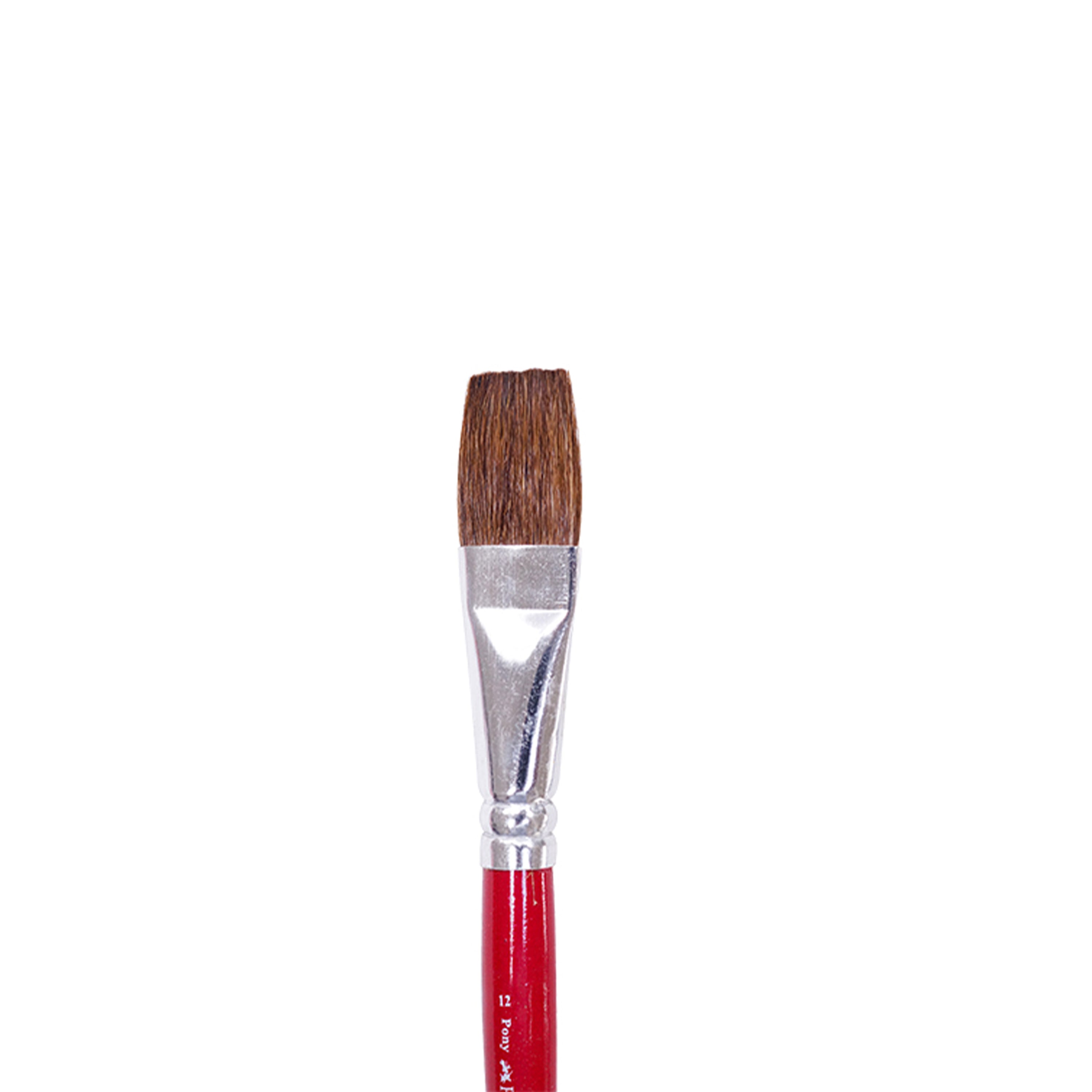 Faber Castell Paint Brush - Pony Hair Flat Size 12, 1pc