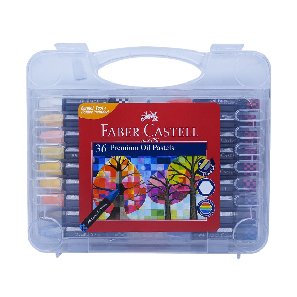 Faber Castell Premium Hexagonal Oil Pastels Pack Of 36