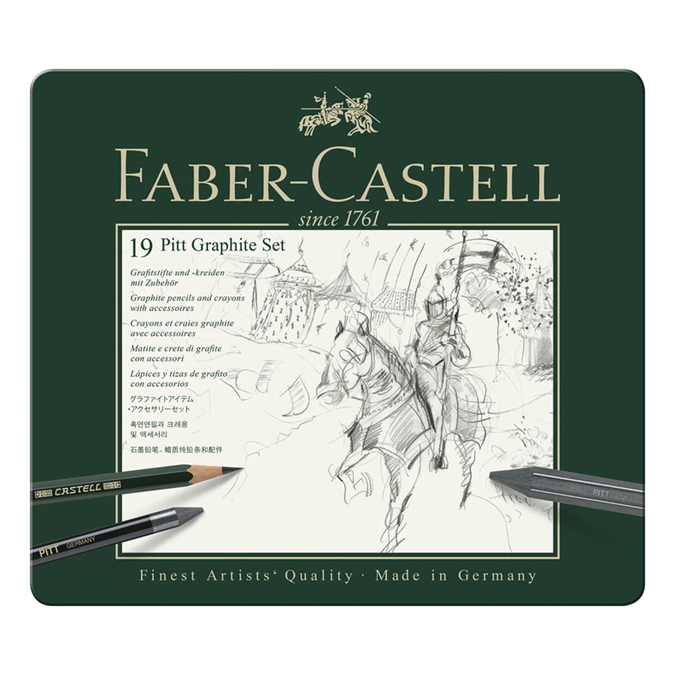 Faber Castell- Pitt Graphite Set Of 19