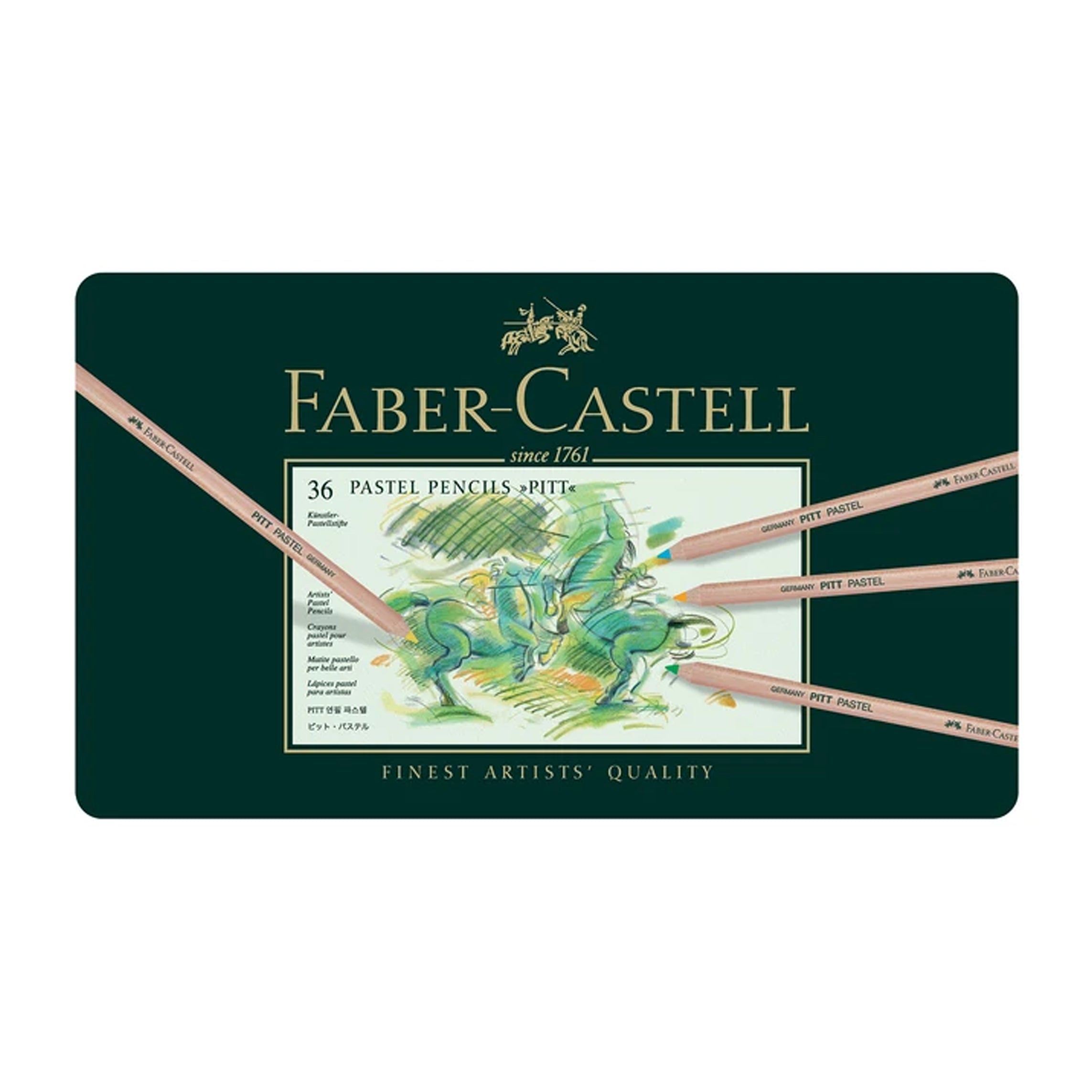 Faber Castell- Pitt Pastel Pencils Set Of 36(Tin Box)
